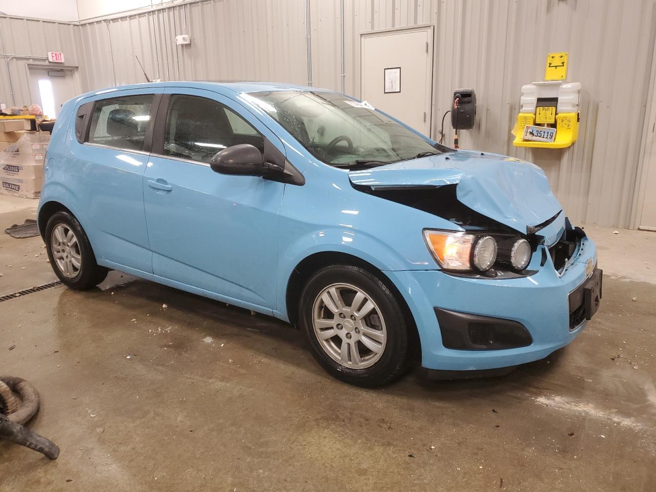 2014 Chevrolet Sonic VIN 1G1JC6SB3E4185277 Copart auction photo, front end damage thumbnail 4