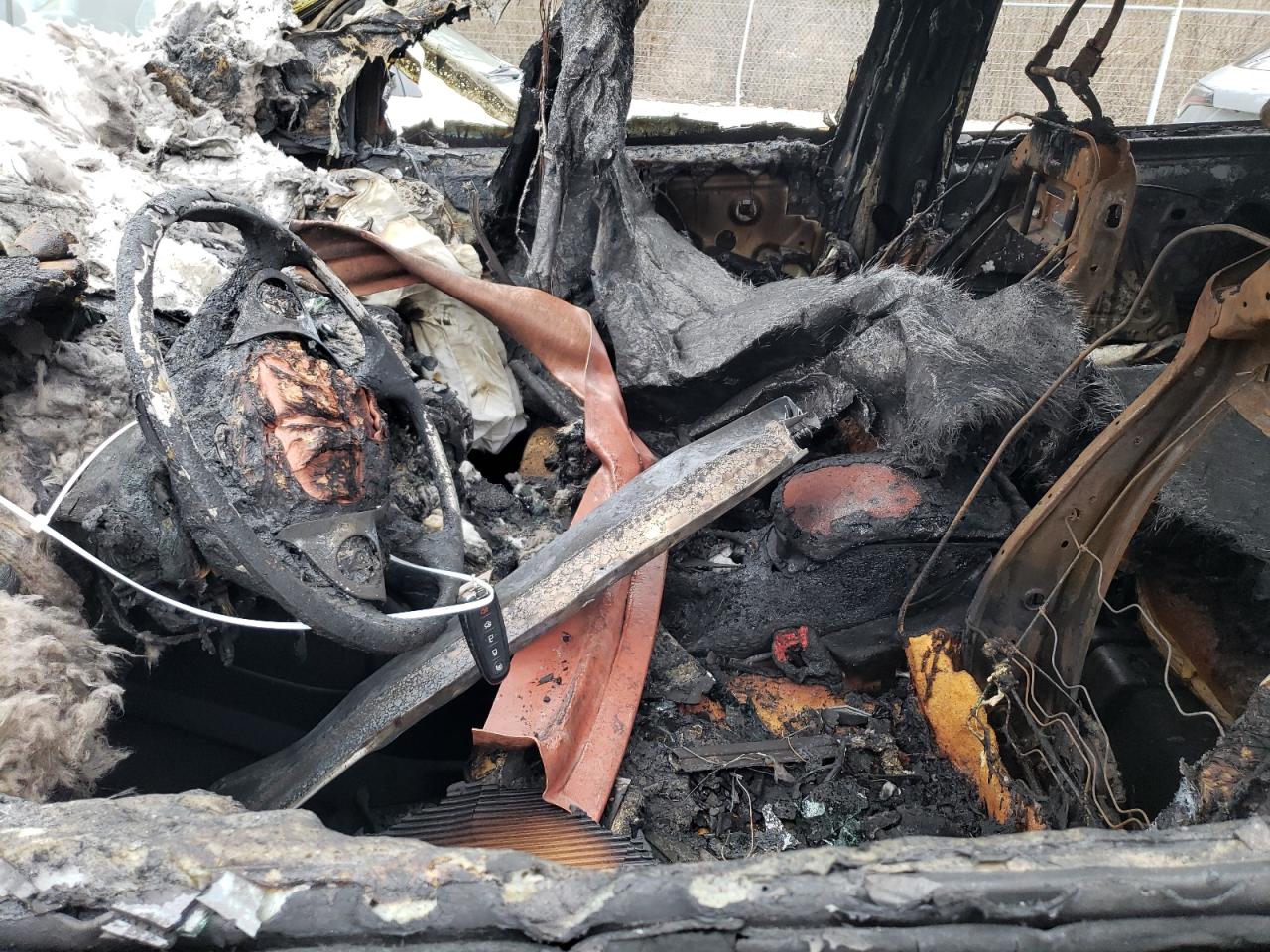 2015 Ford Escape VIN 1FMCU9JX4FUA15812 Copart auction photo, burn damage thumbnail 7