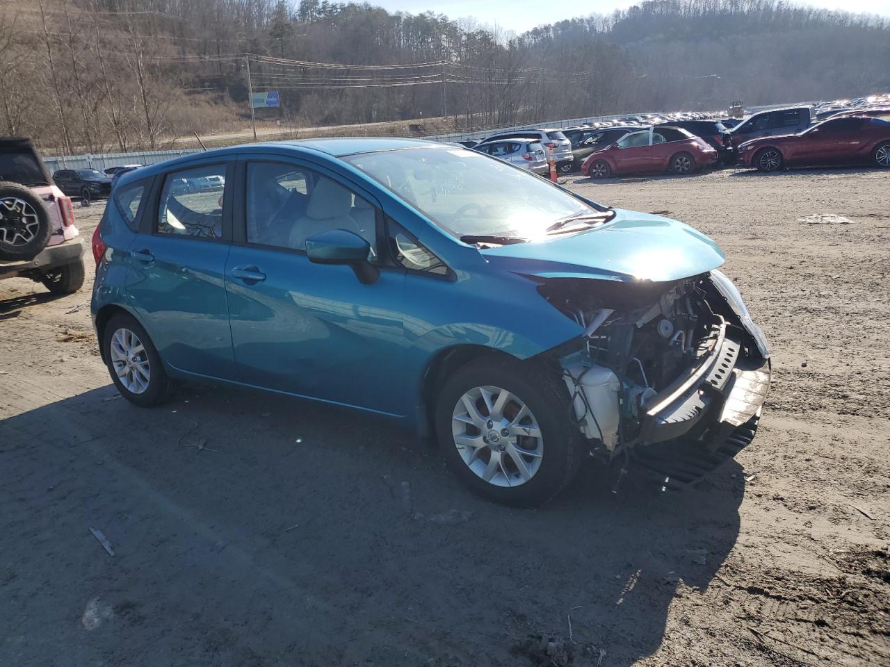 2016 Nissan Versa VIN 3N1CE2CP3GL390076 Copart auction photo, front end damage thumbnail 4