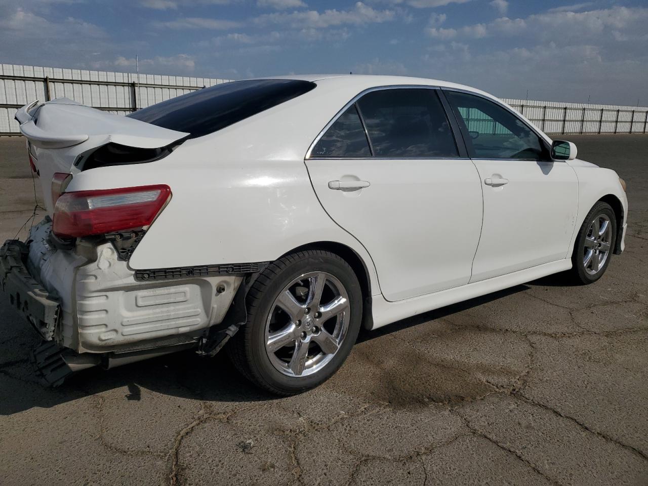 2007 Toyota Camry VIN 4T1BK46K57U543992 Copart auction photo, rear end damage thumbnail 3
