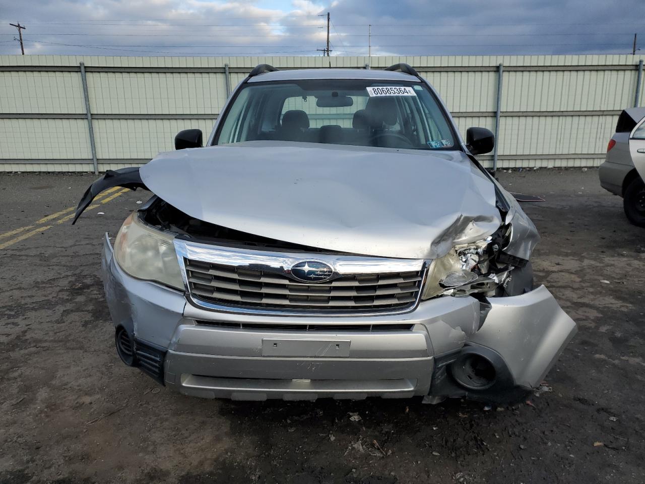 2010 Subaru Forester VIN JF2SH6BC7AH806689 Copart auction photo, front end damage thumbnail 5