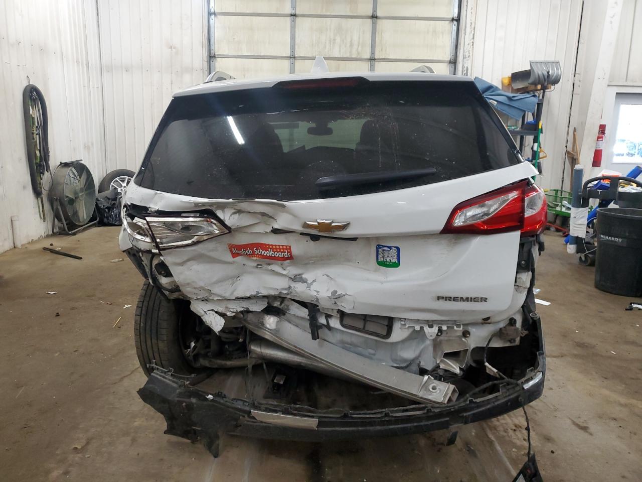 2020 Chevrolet Equinox VIN 3GNAXNEV3LS545129 Copart auction photo, all over damage thumbnail 6