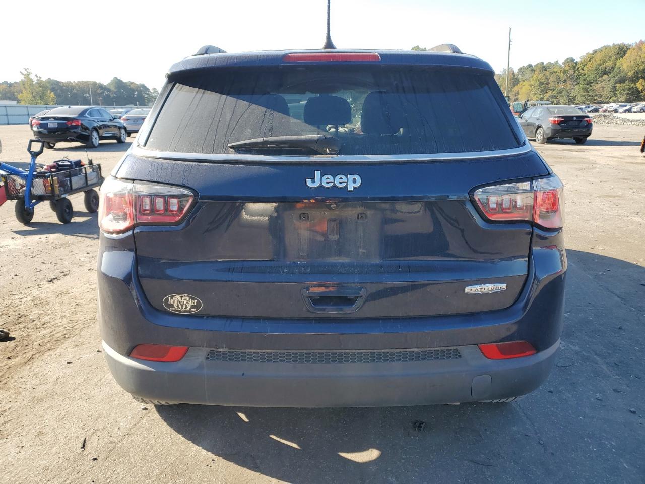 2019 Jeep Compass VIN 3C4NJCBBXKT851327 Copart auction photo, front end damage thumbnail 6