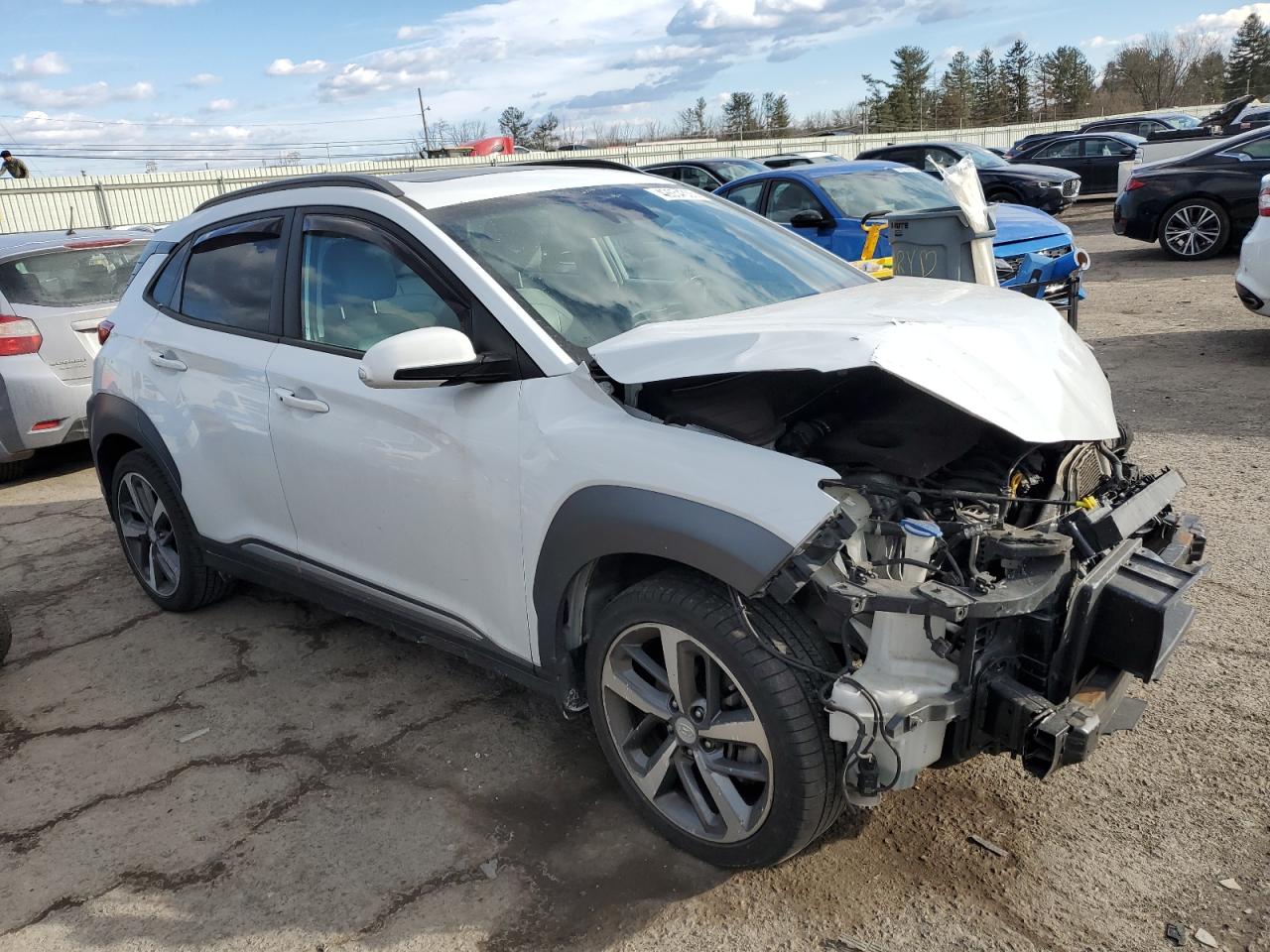 2019 Hyundai Kona VIN KM8K5CA56KU261565 Copart auction photo, front end damage thumbnail 4