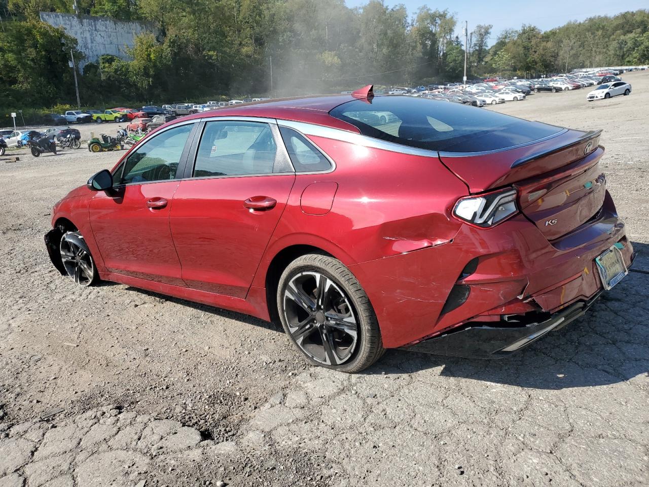 2021 KIA K5 VIN 5XXG64J22MG029413 Copart auction photo, rear end / front end damage thumbnail 2