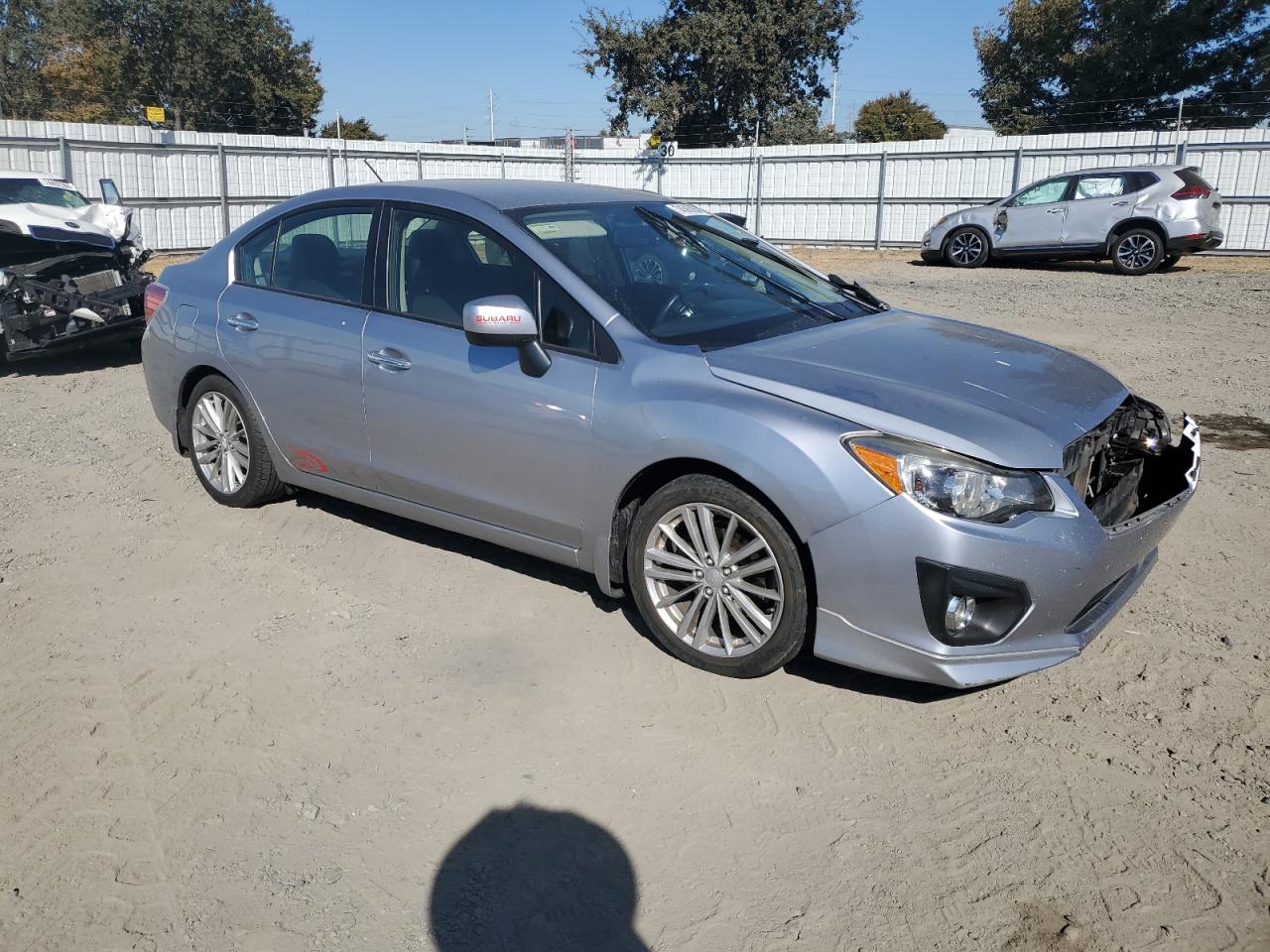 2012 Subaru Impreza VIN JF1GJAG60CH008171 Copart auction photo, front end damage thumbnail 4