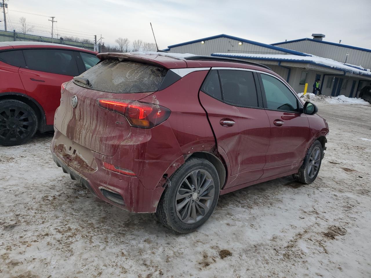 2020 Buick Encore VIN KL4MMGSL6LB099223 Copart auction photo, front end / rear end damage thumbnail 3