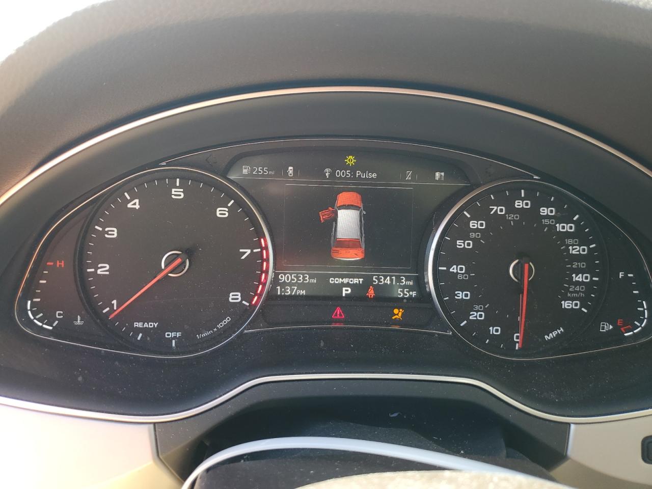 2019 Audi Q7 VIN WA1AHAF75KD017986 Copart auction photo, front end damage thumbnail 9