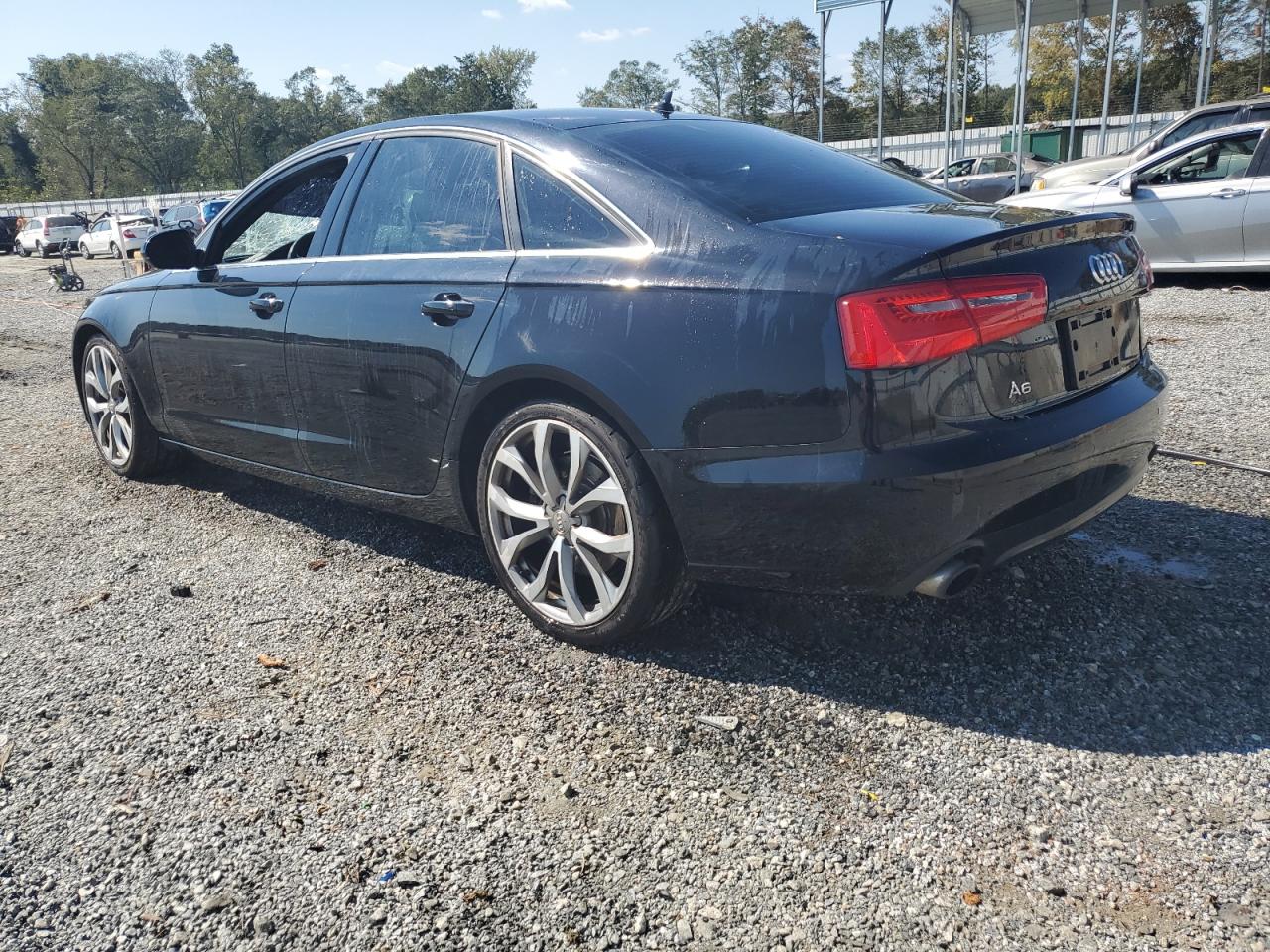 2014 Audi A6 VIN WAUGFAFCXEN124918 Copart auction photo, top/roof damage thumbnail 2