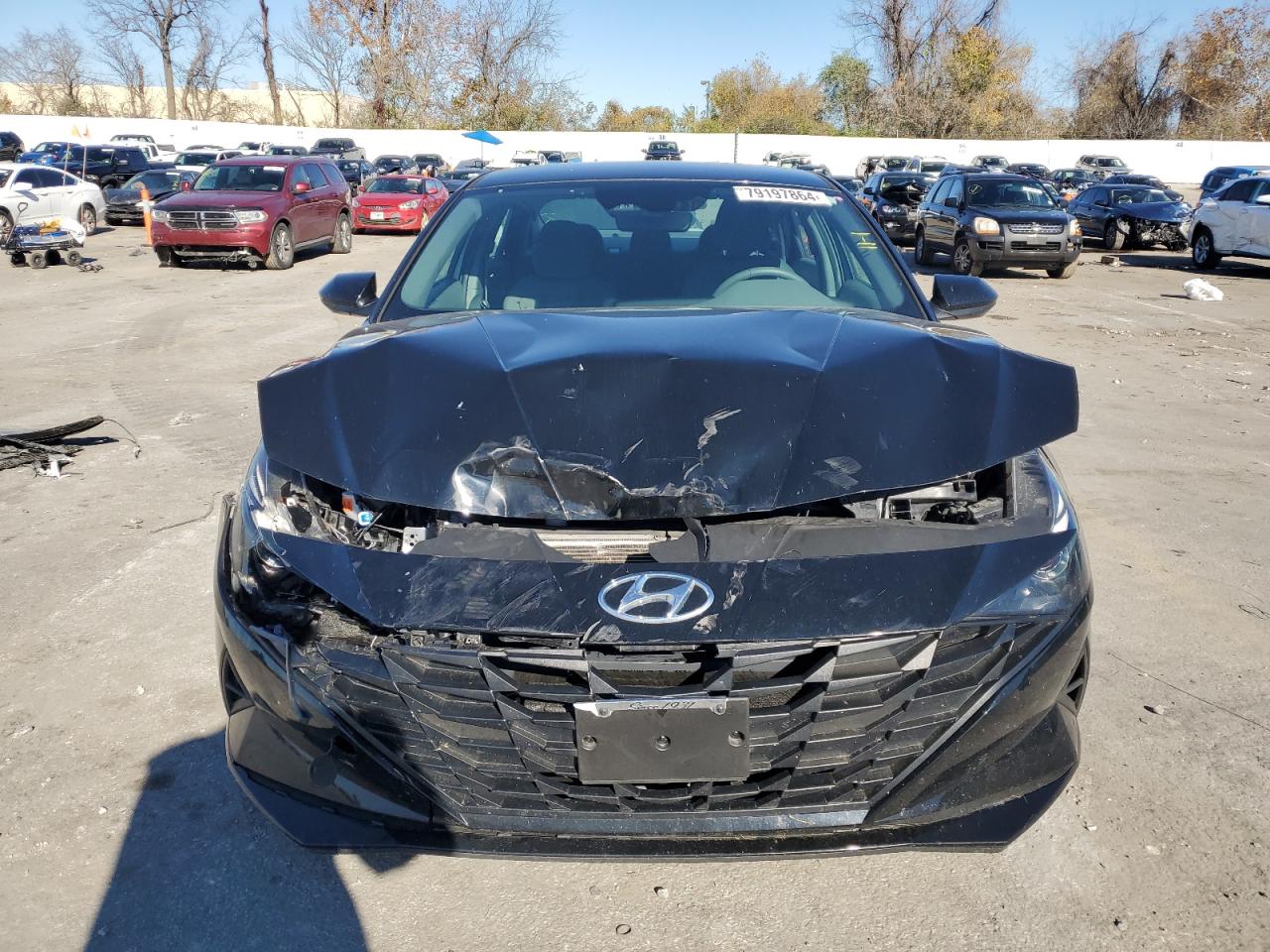 2023 Hyundai Elantra VIN KMHLL4AG9PU515939 Copart auction photo, front end damage thumbnail 5