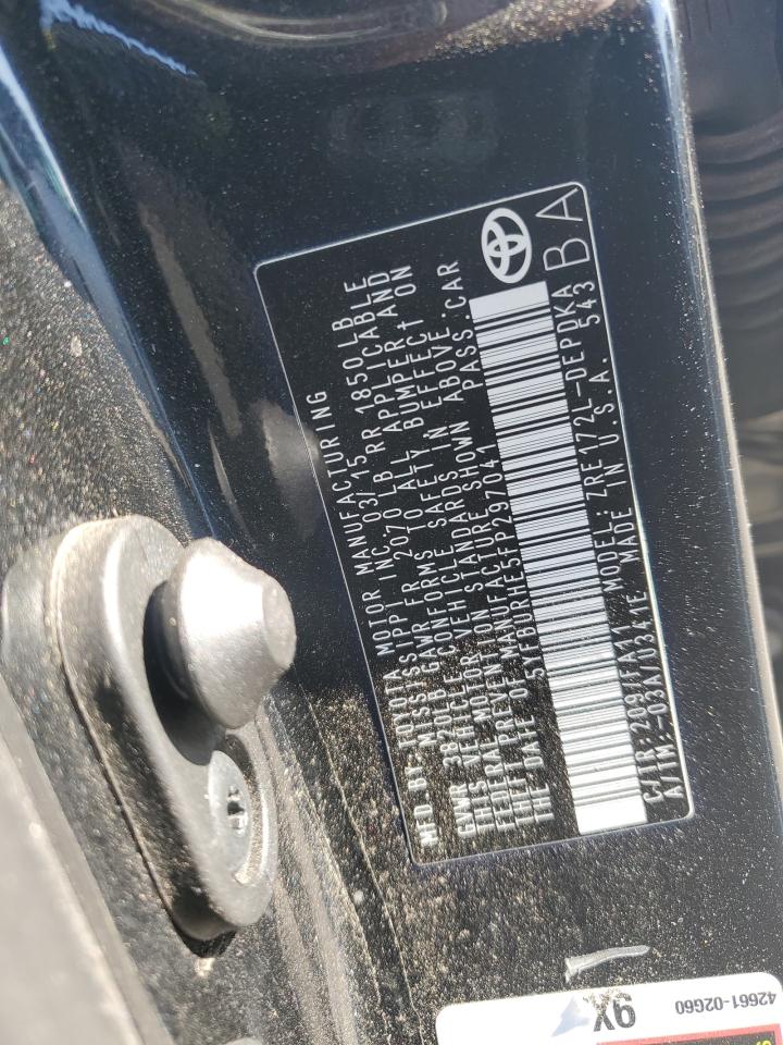 2015 Toyota Corolla VIN 5YFBURHE5FP297041 Copart auction photo, all over damage thumbnail 12
