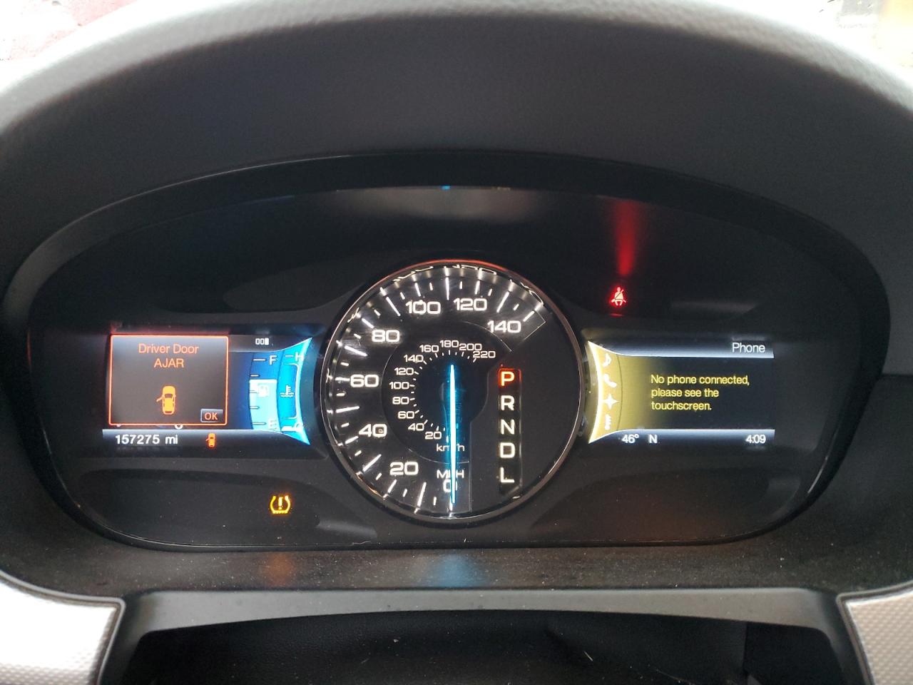 2013 Ford Edge VIN 2FMDK3J95DBA47941 Copart auction photo, front end / side damage thumbnail 9