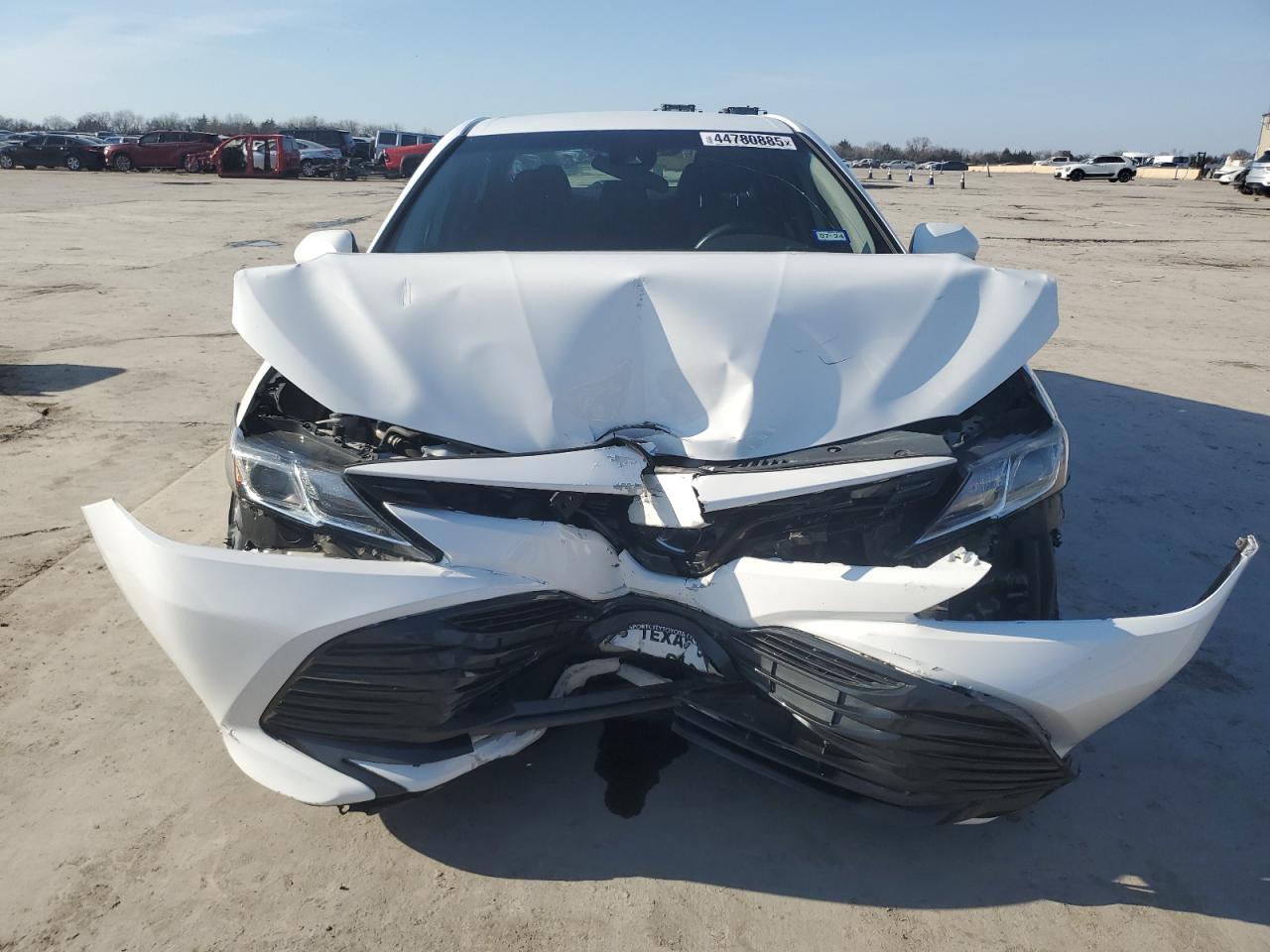 2020 Toyota Camry VIN 4T1C11AK7LU941907 Copart auction photo, front end / hail damage thumbnail 5
