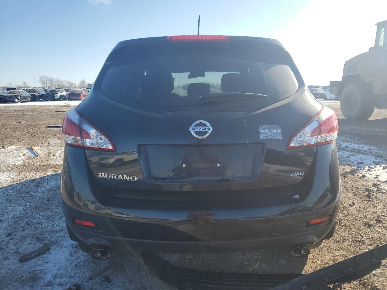 2014 Nissan Murano VIN JN8AZ1MW0EW525180 Copart auction photo, front end / side damage thumbnail 6
