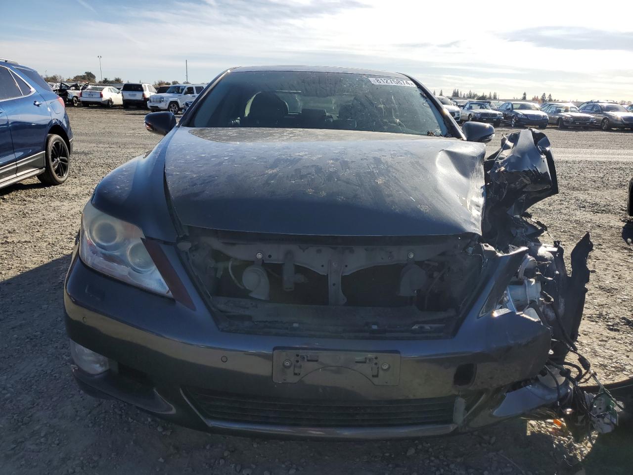 2010 Lexus LS VIN JTHBL5EF1A5101321 Copart auction photo, front end / rear end damage thumbnail 5