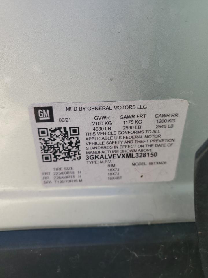 2019 GMC Terrain VIN 3GKALVEVXML328150 Copart auction photo, undercarriage damage thumbnail 13