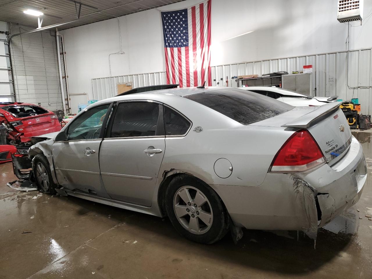 2009 Chevrolet Impala VIN 2G1WT57K091186719 Copart auction photo, front end / side damage thumbnail 2