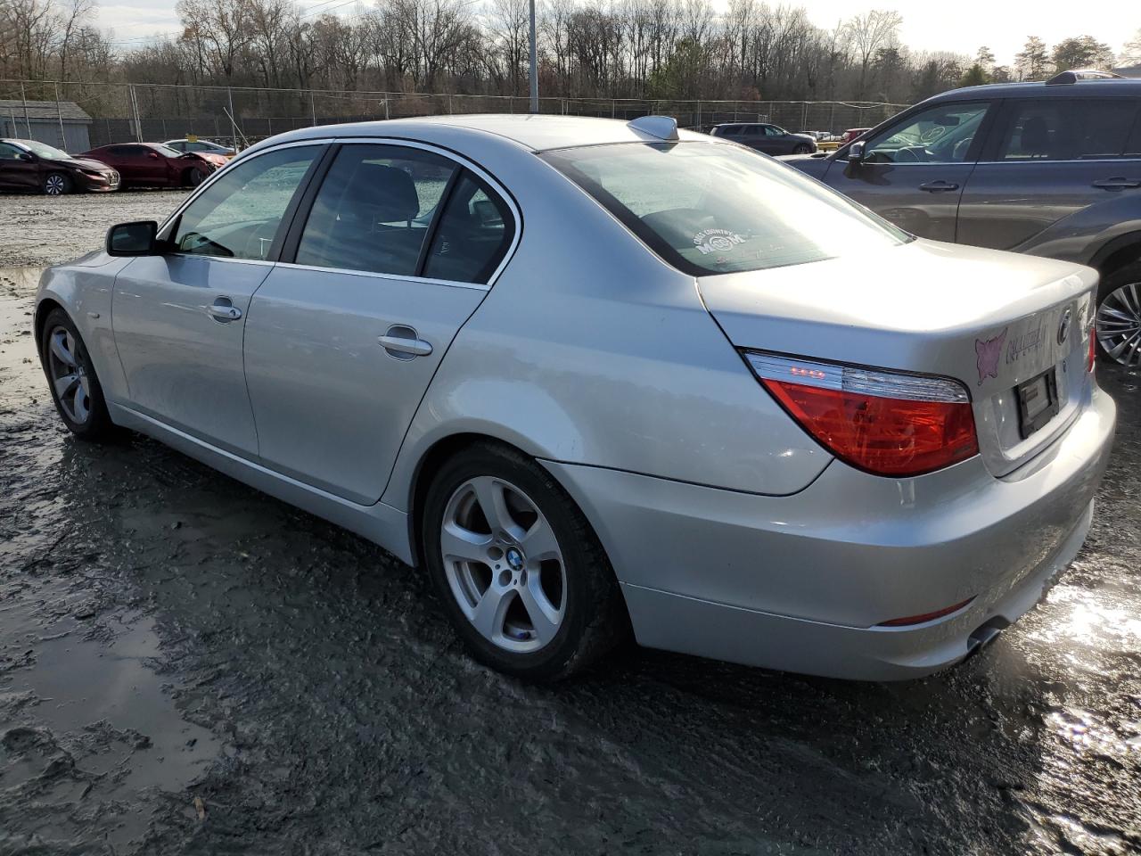 2008 BMW 5er VIN WBANW13578CZ78410 Copart auction photo, minor dent/scratches damage thumbnail 2