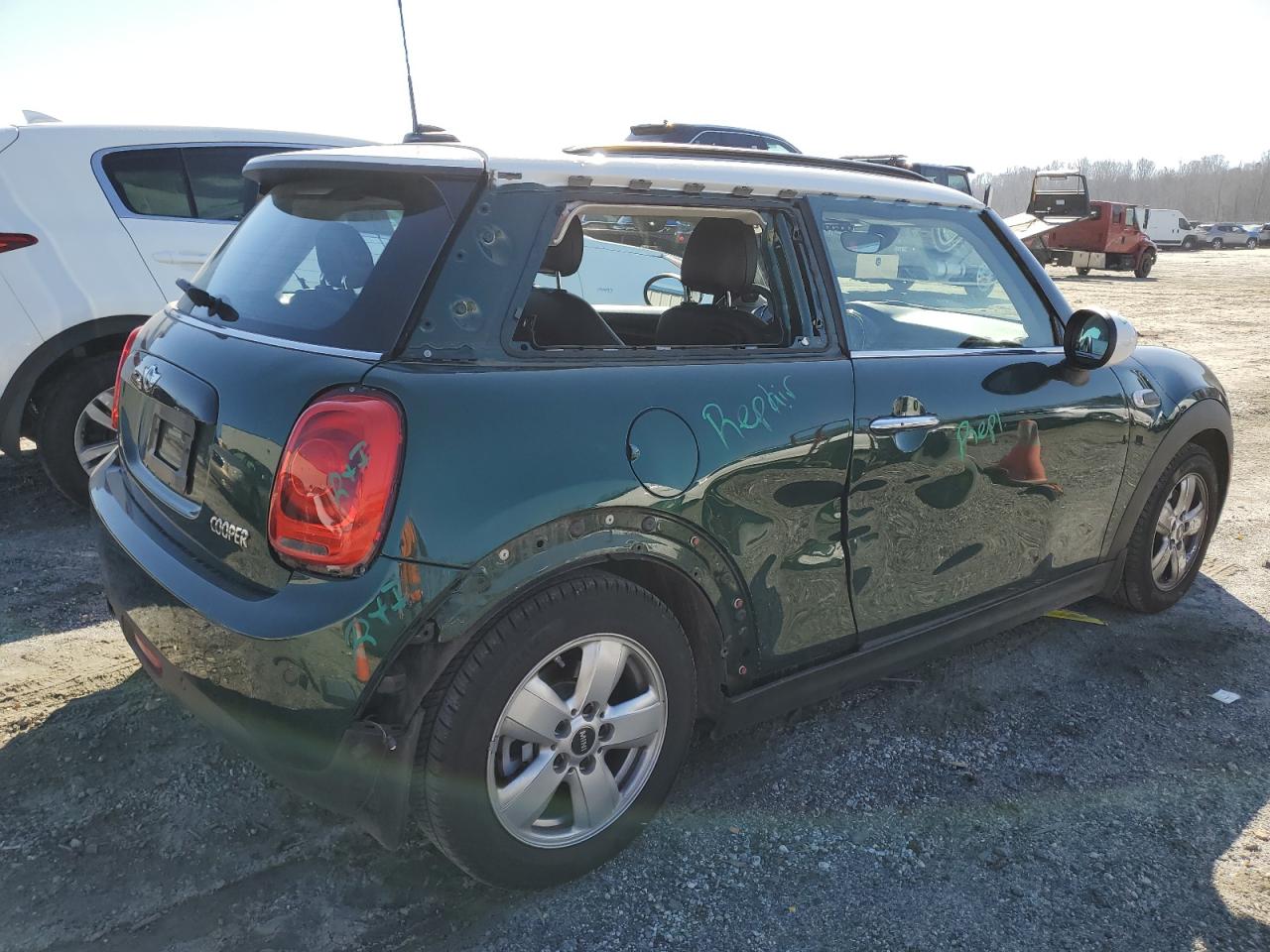 2018 MINI Cooper VIN WMWXP5C50J2G63878 Copart auction photo, side damage thumbnail 3