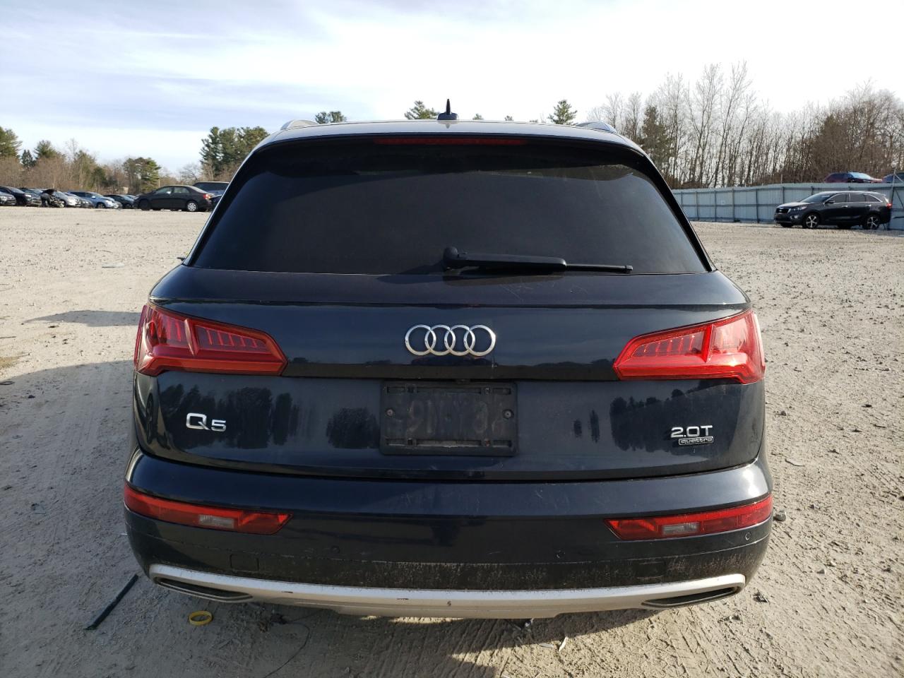2018 Audi Q5 VIN WA1BNAFY2J2016892 Copart auction photo, front end / minor dent/scratches damage thumbnail 6
