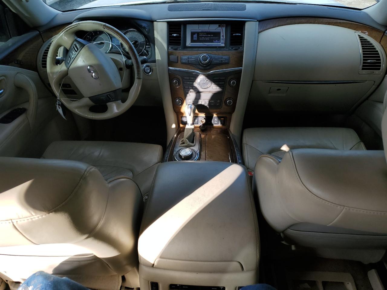 2012 Infiniti QX56 VIN JN8AZ2NC1C9316374 Copart auction photo, rear end damage thumbnail 8
