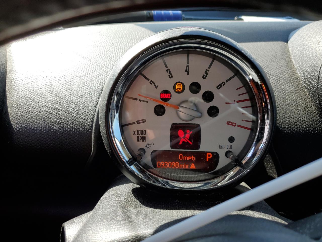 2013 MINI Cooper VIN WMWZC5C54DWP30187 Copart auction photo, all over damage thumbnail 9