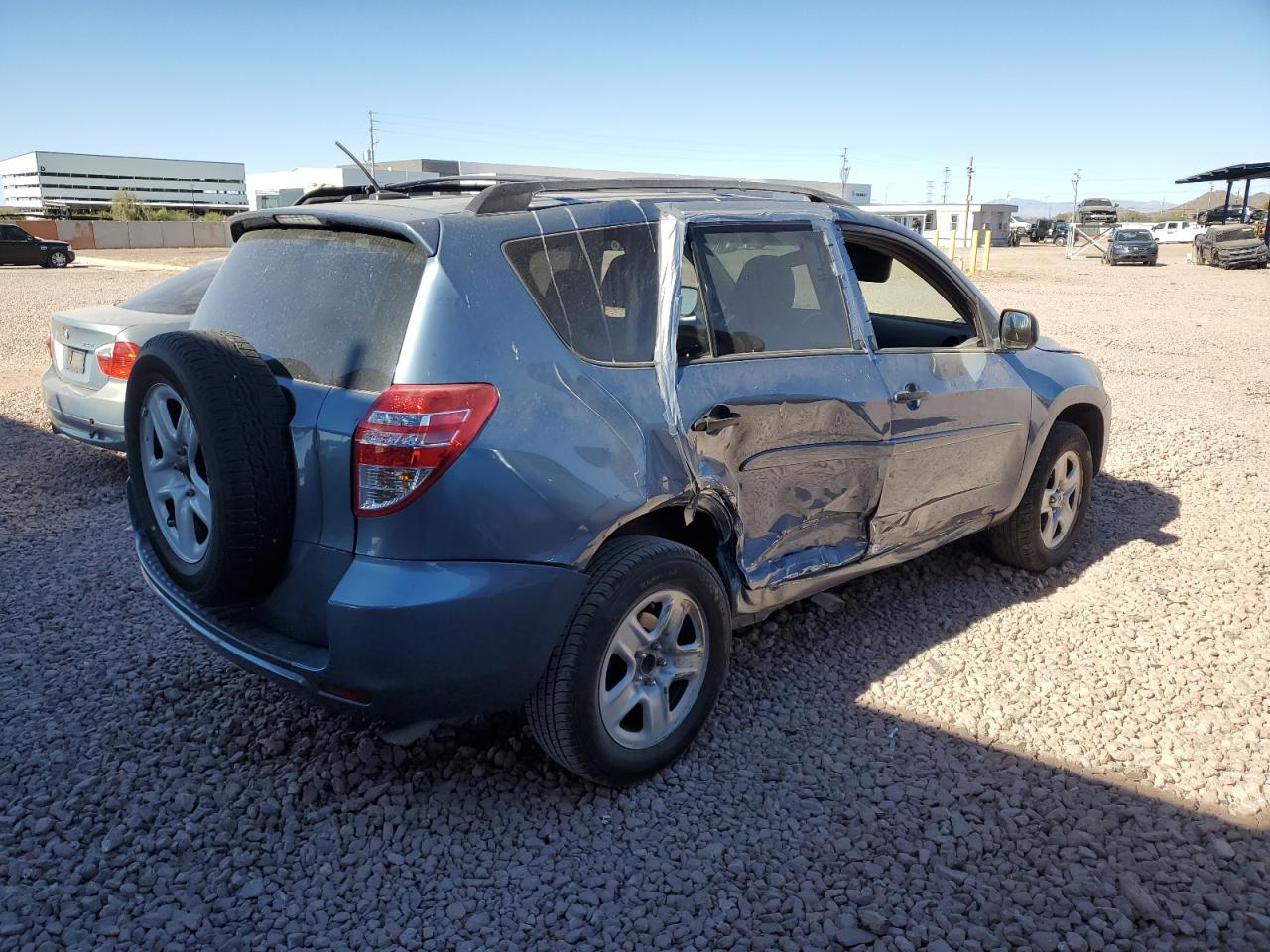 2012 Toyota RAV 4 VIN 2T3ZF4DV6CW147331 Copart auction photo, front end / side damage thumbnail 3
