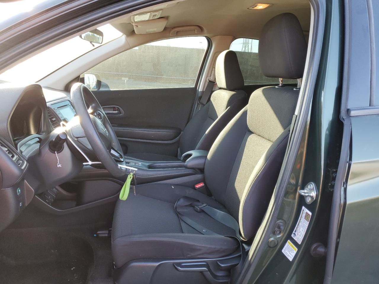 2016 Honda HR-V VIN 3CZRU5H37GM735423 Copart auction photo, front end damage thumbnail 7