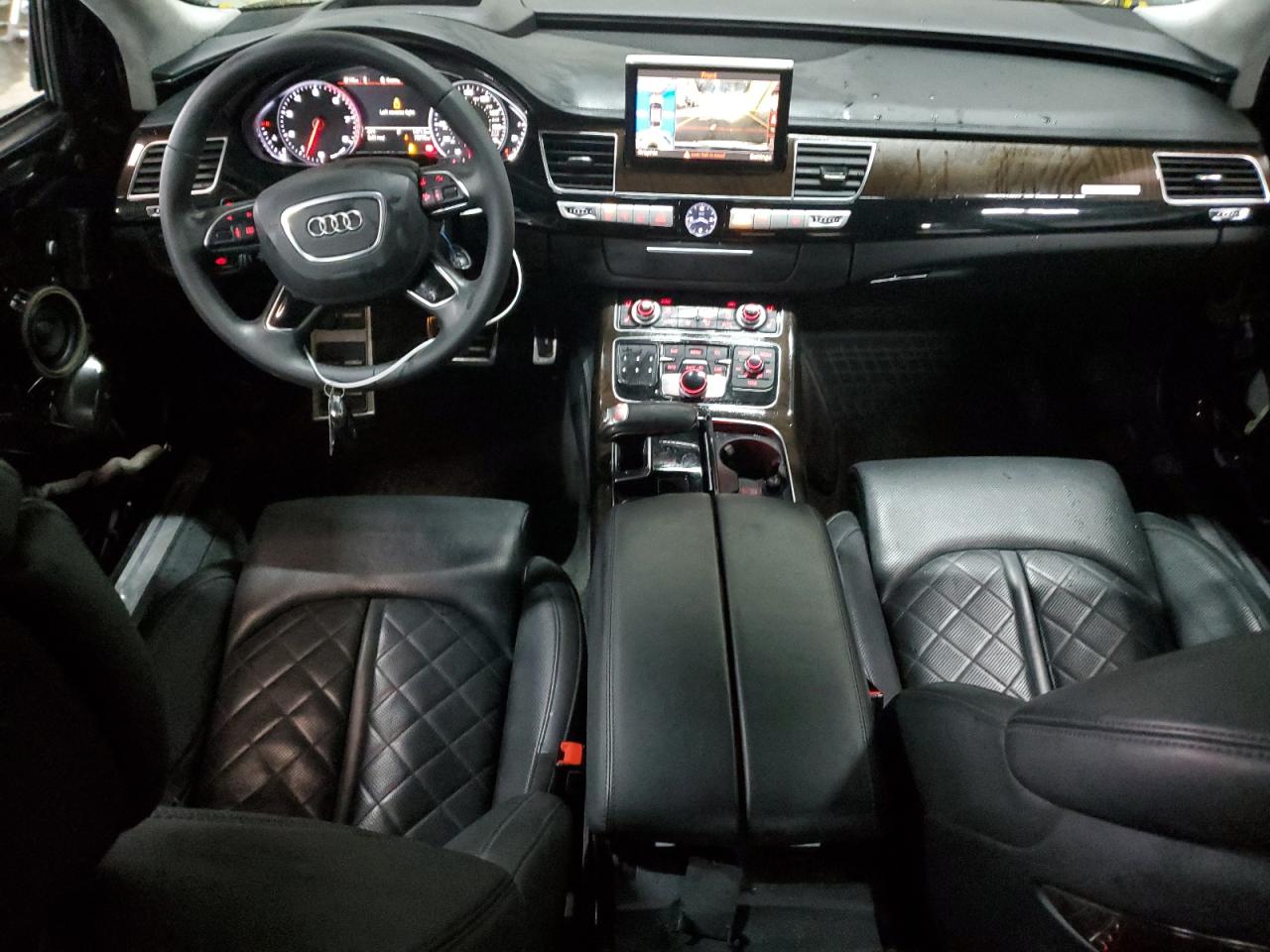 2016 Audi A8 VIN WAU43AFD1GN021393 Copart auction photo, vandalism / hail damage thumbnail 8