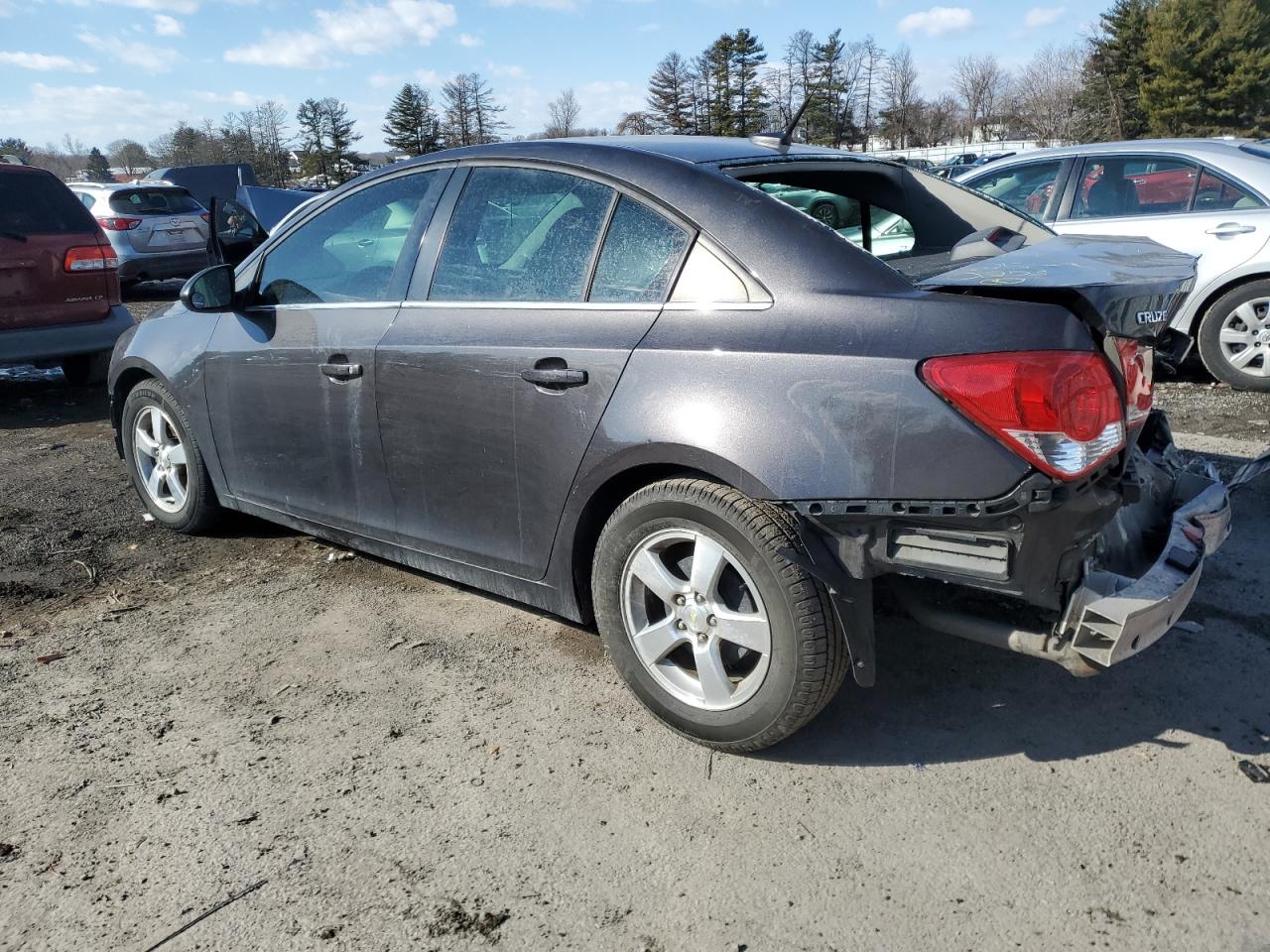 2014 Chevrolet Cruze VIN 1G1PC5SB8E7355121 Copart auction photo, rear end / front end damage thumbnail 2