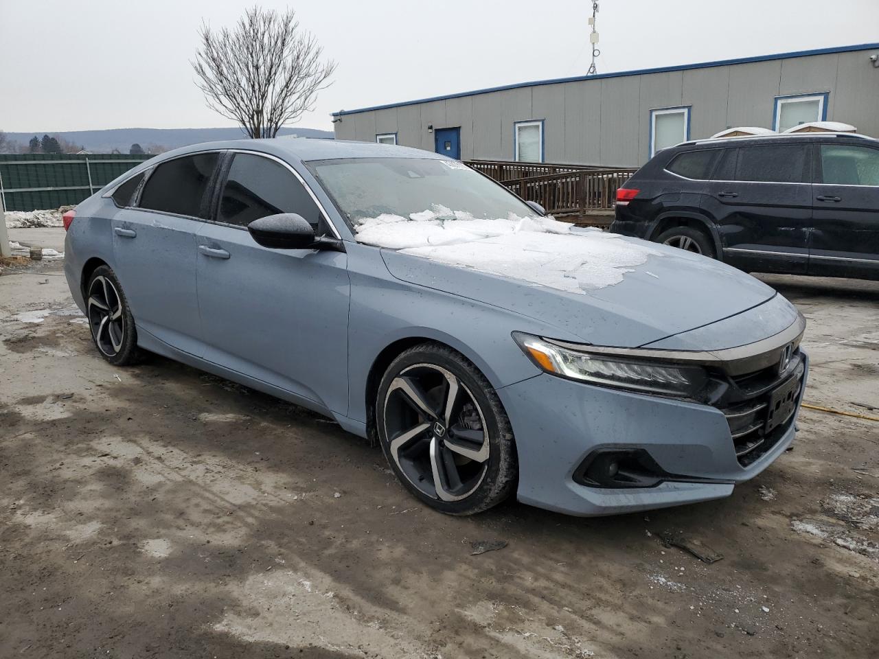 2022 Honda Accord VIN 1HGCV1F39NA092959 Copart auction photo, front end / rear end damage thumbnail 4