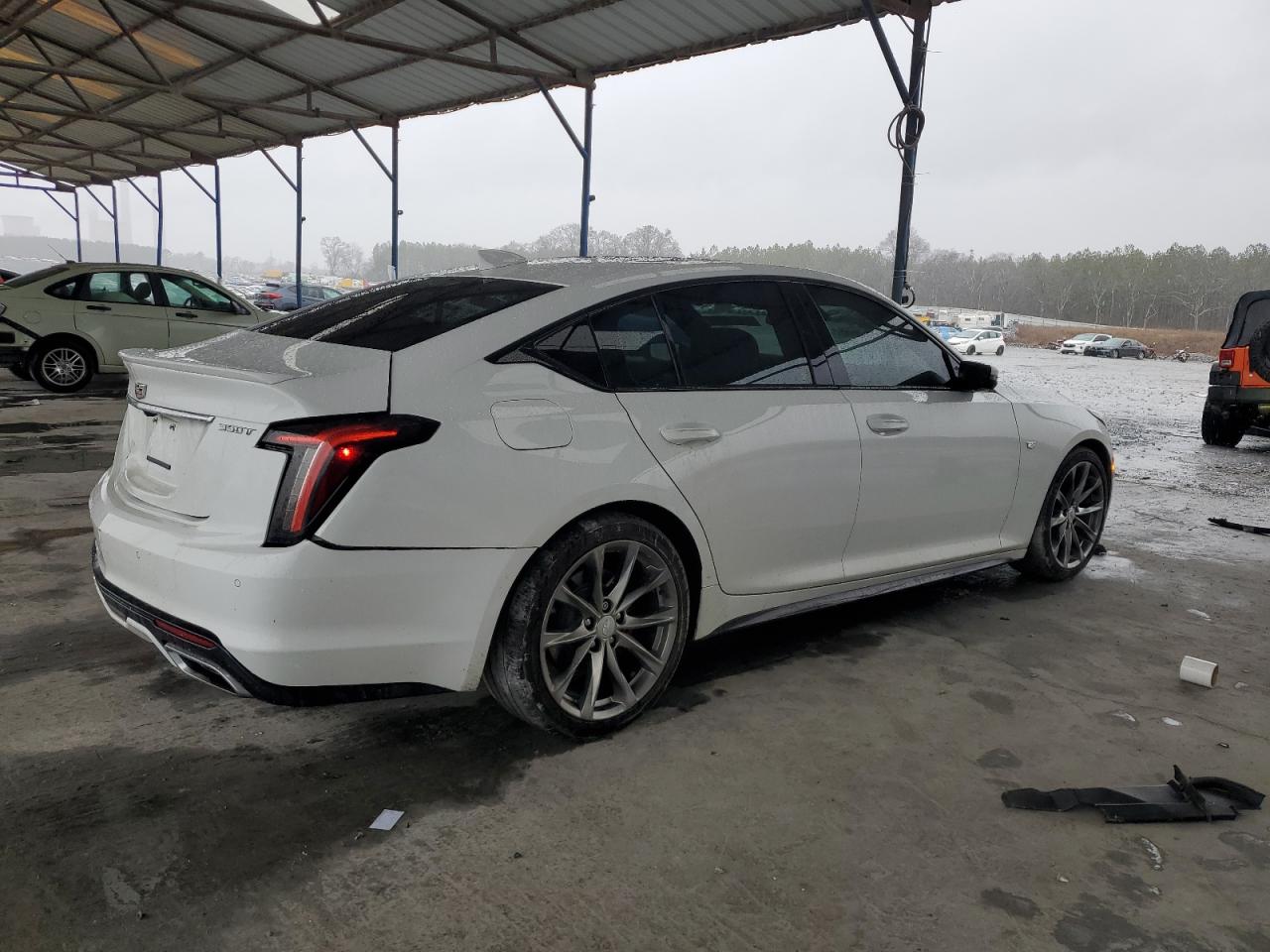 2021 Cadillac CT5 VIN 1G6DP5RKXM0114966 Copart auction photo, rear end / front end damage thumbnail 3