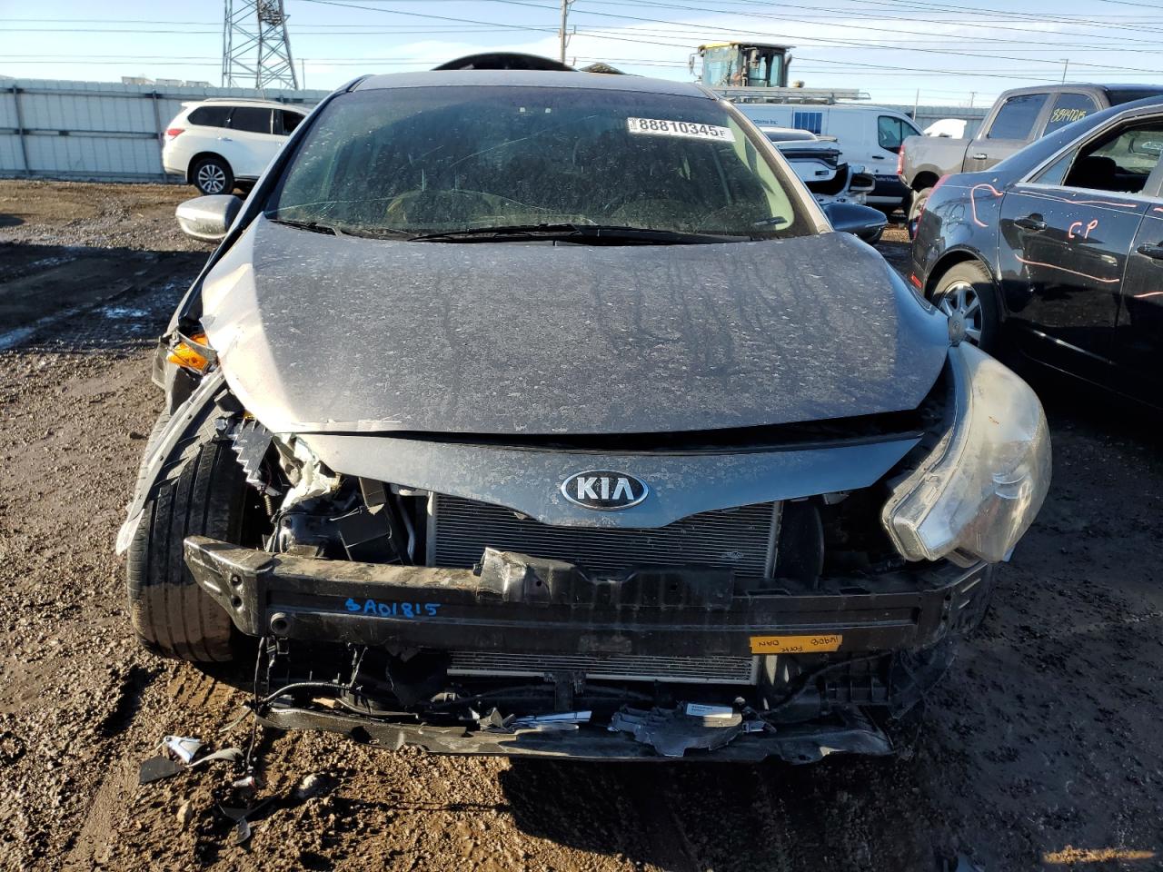 2015 KIA Forte VIN KNAFX4A87F5280719 Copart auction photo, front end damage thumbnail 5