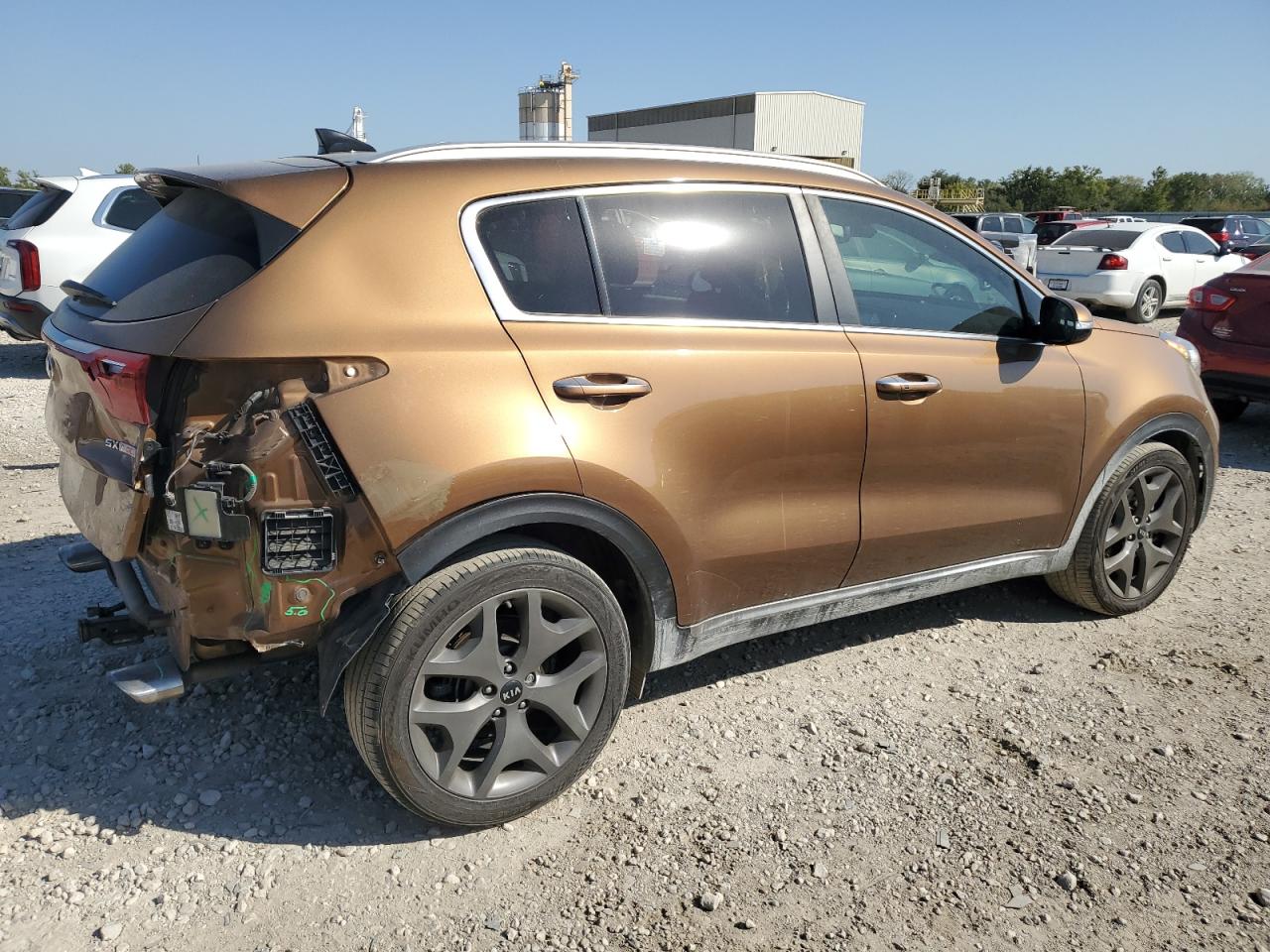 2017 KIA Sportage VIN KNDPR3A67H7129509 Copart auction photo, rear end damage thumbnail 3