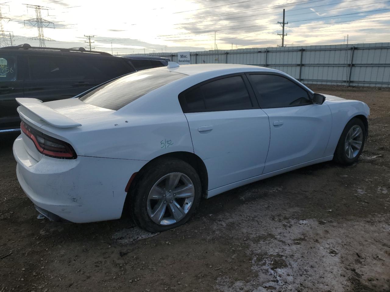 2015 Dodge Charger VIN 2C3CDXHG7FH824470 Copart auction photo, front end / rear end damage thumbnail 3