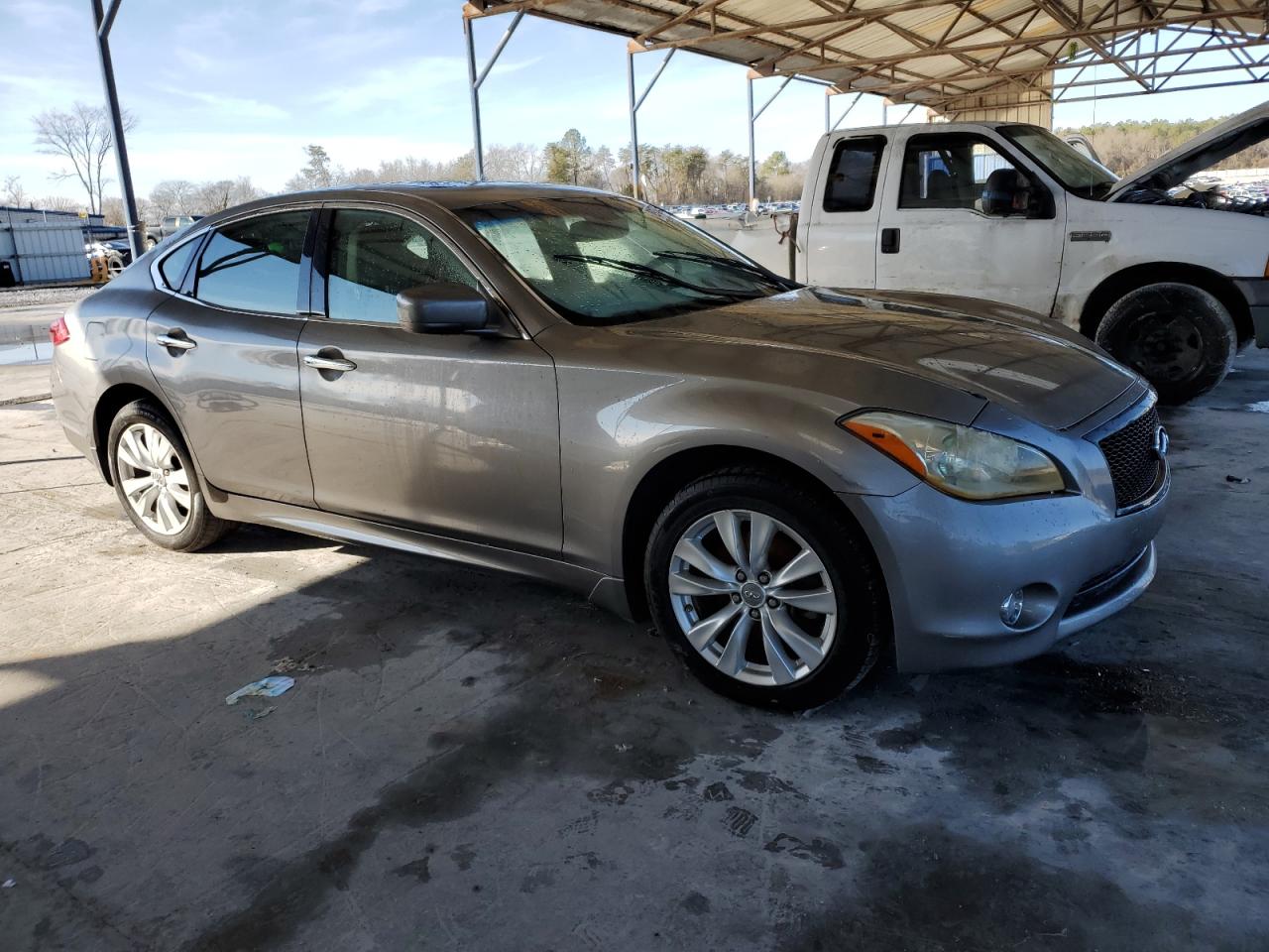 2011 Infiniti M VIN JN1BY1ARXBM375459 Copart auction photo, minor dent/scratches damage thumbnail 4