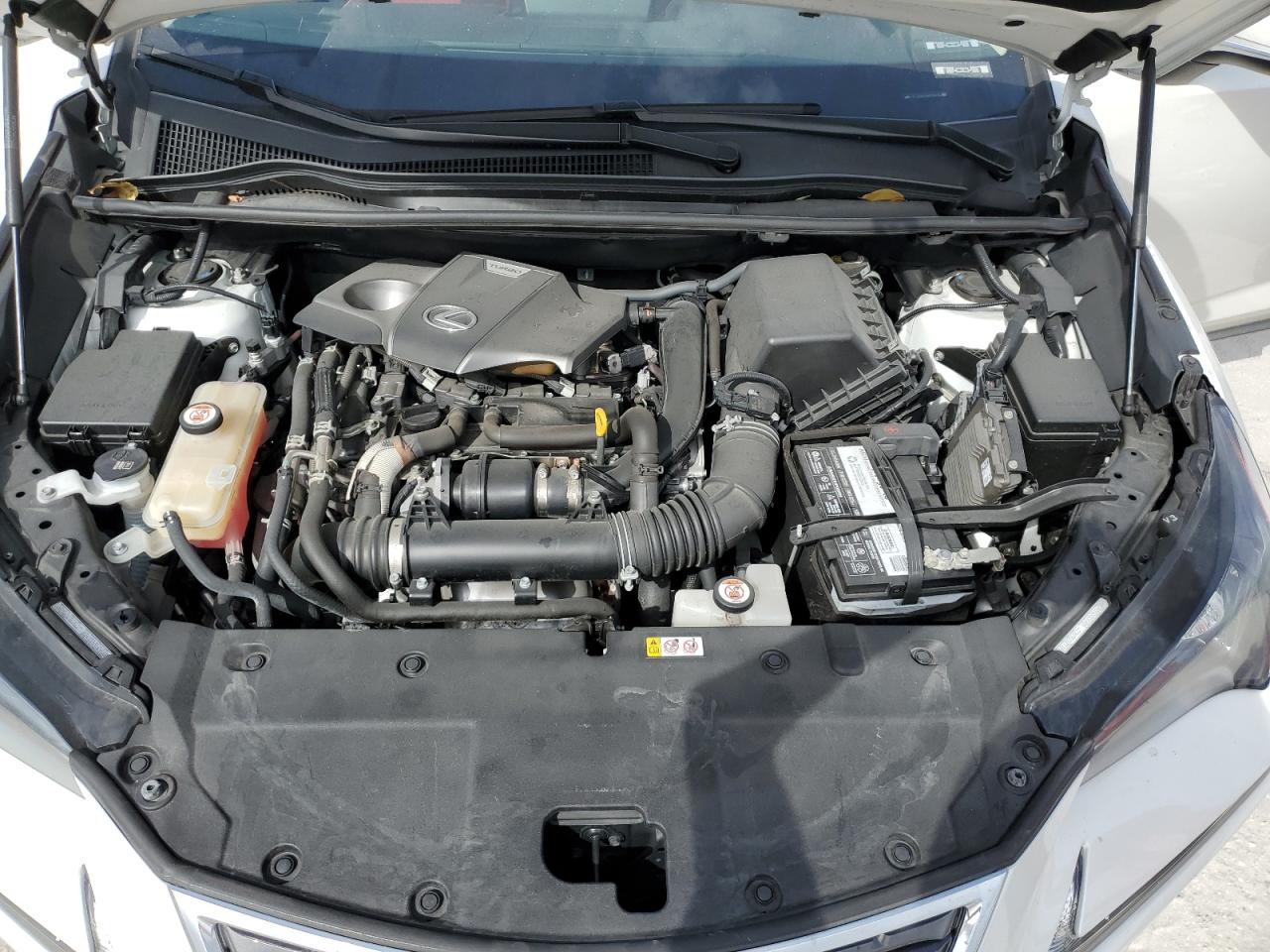 2021 Lexus NX VIN JTJDARBZ0M5028076 Copart auction photo, rear end damage thumbnail 12