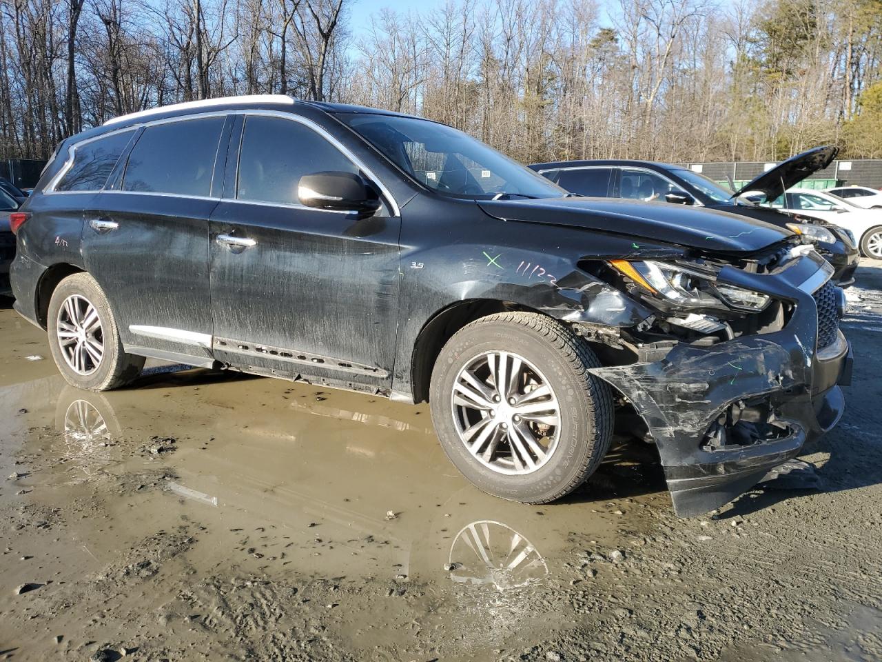 2017 Infiniti QX60 VIN 5N1DL0MM1HC520803 Copart auction photo, front end / minor dent/scratches damage thumbnail 4