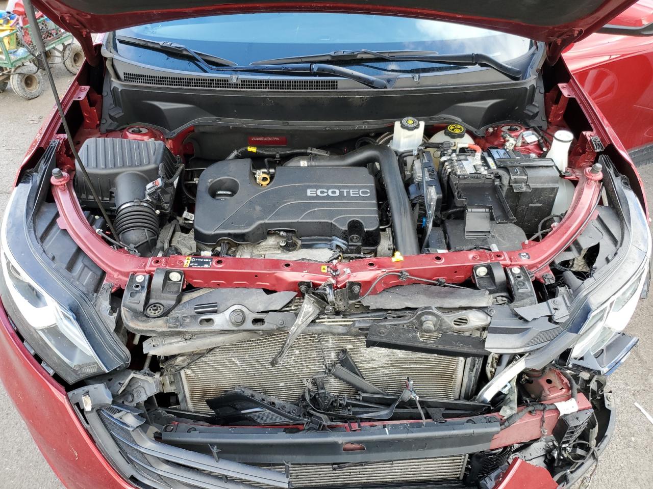 2019 Chevrolet Equinox VIN 3GNAXKEVXKS607395 Copart auction photo, front end damage thumbnail 13