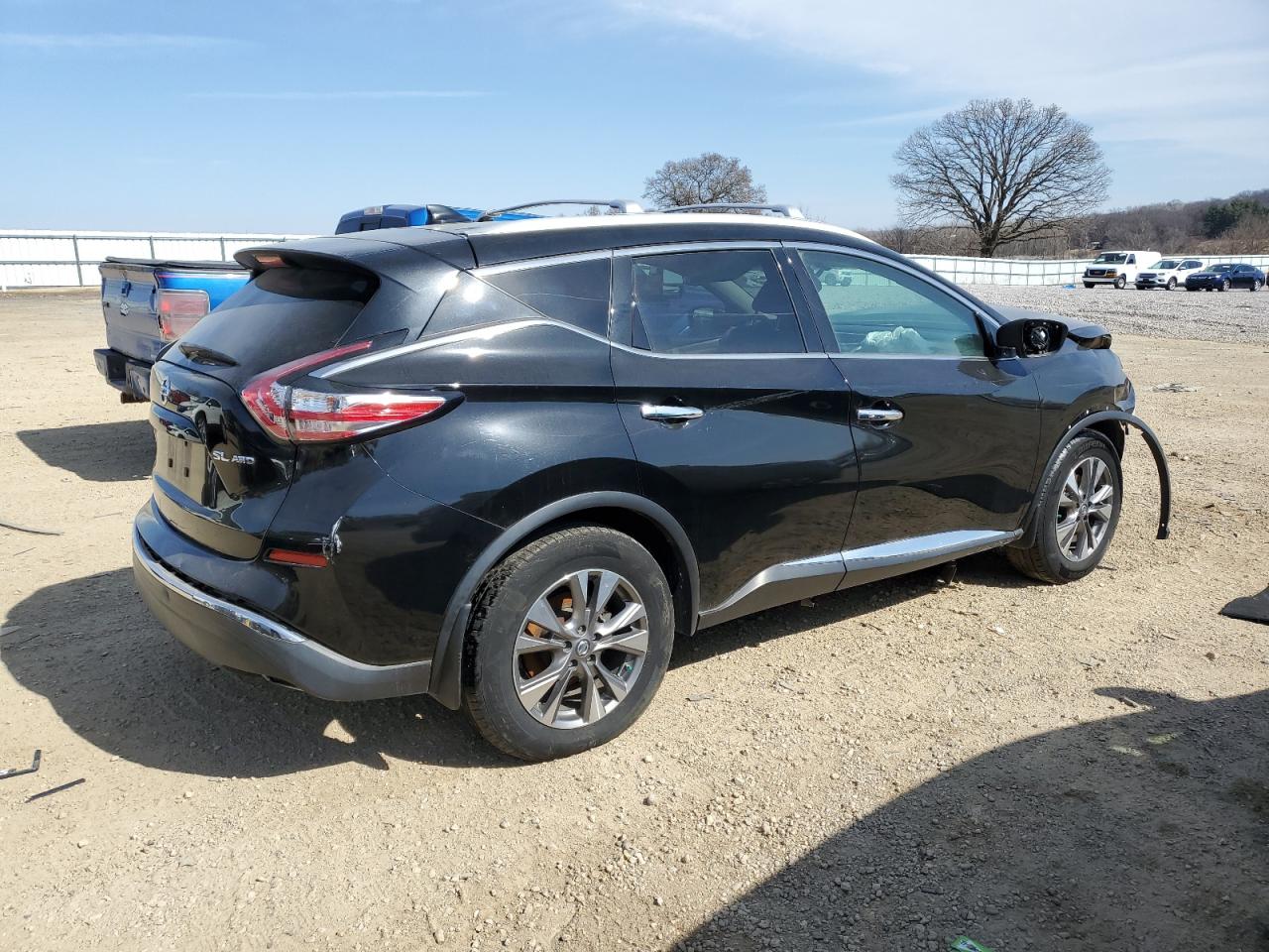 2018 Nissan Murano VIN 5N1AZ2MH3JN109428 Copart auction photo, front end / side damage thumbnail 3