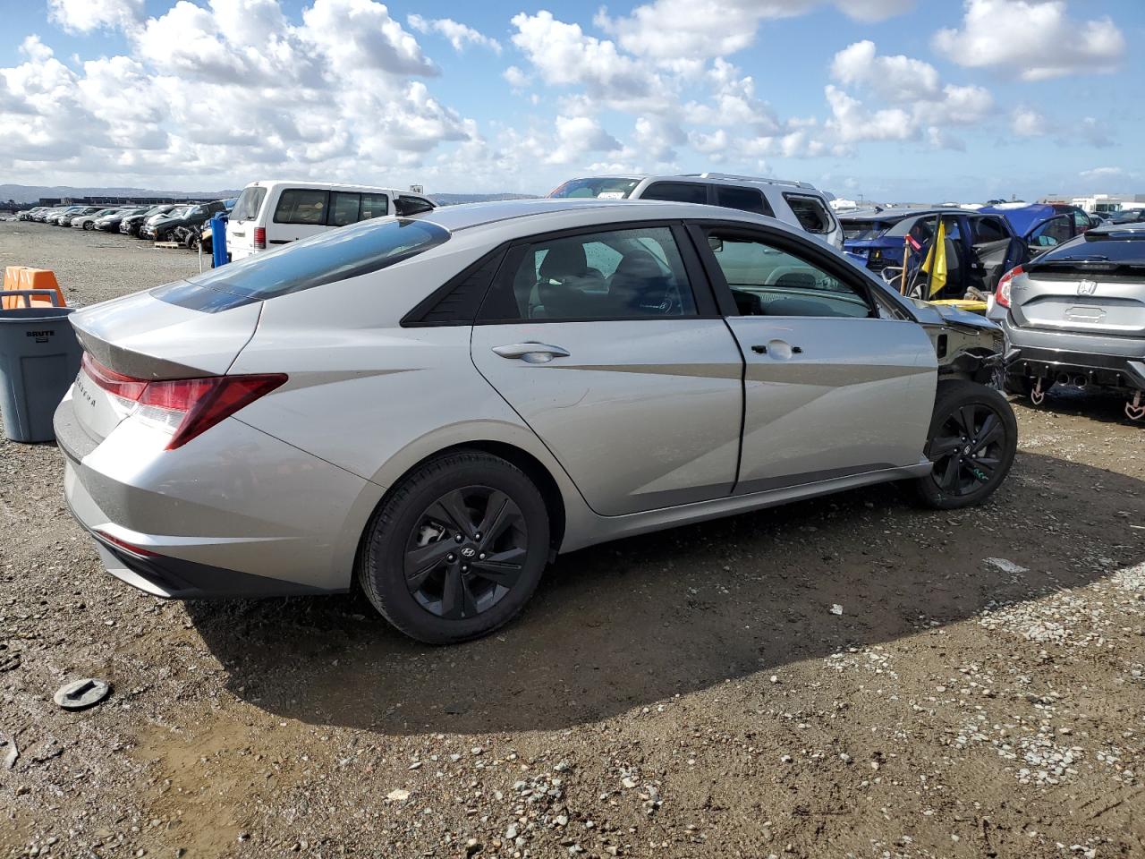 2021 Hyundai Elantra VIN 5NPLM4AG9MH008062 Copart auction photo, front end damage thumbnail 3