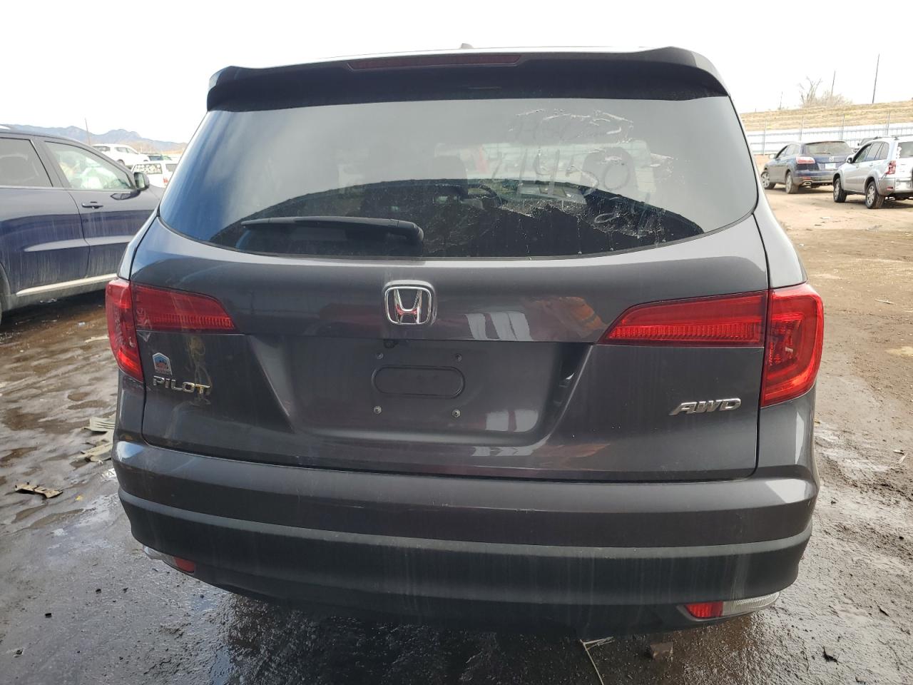 2017 Honda Pilot VIN 5FNYF6H55HB073480 Copart auction photo, front end damage thumbnail 6