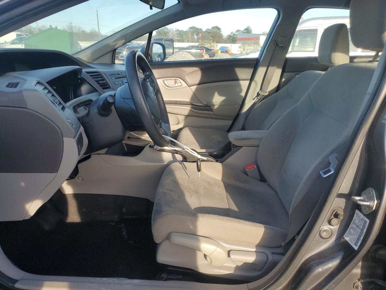 2012 Honda Civic VIN 2HGFB2F53CH599349 Copart auction photo, front end / minor dent/scratches damage thumbnail 7