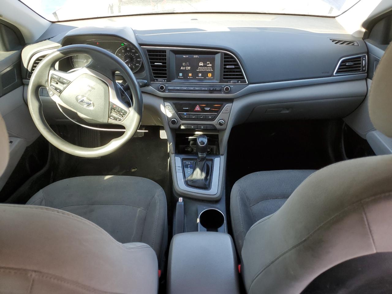 2017 Hyundai Elantra VIN 5NPD84LF8HH158358 Copart auction photo, front end damage thumbnail 8