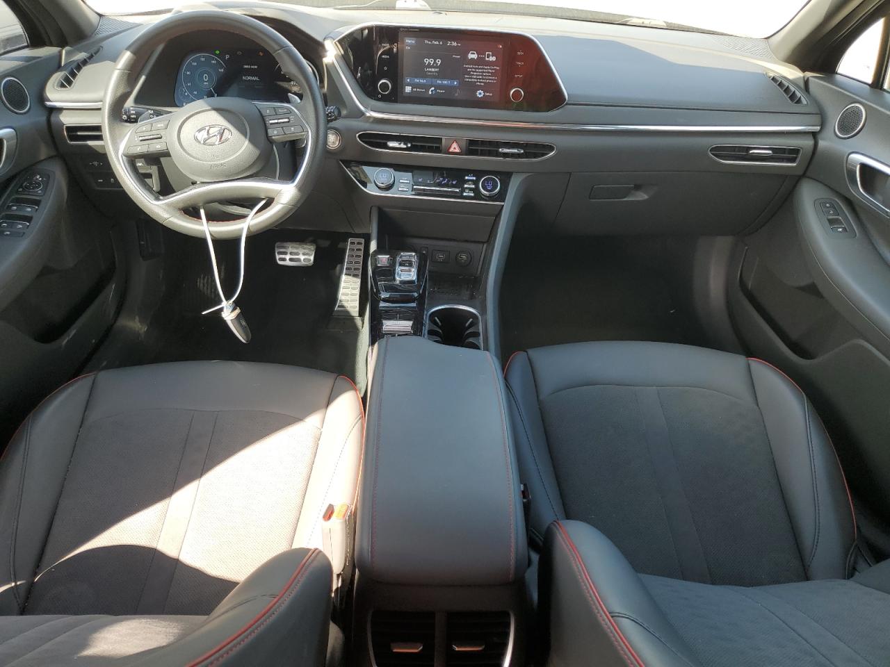 2020 Hyundai Sonata VIN 5NPEJ4J22LH032563 Copart auction photo, front end damage thumbnail 8