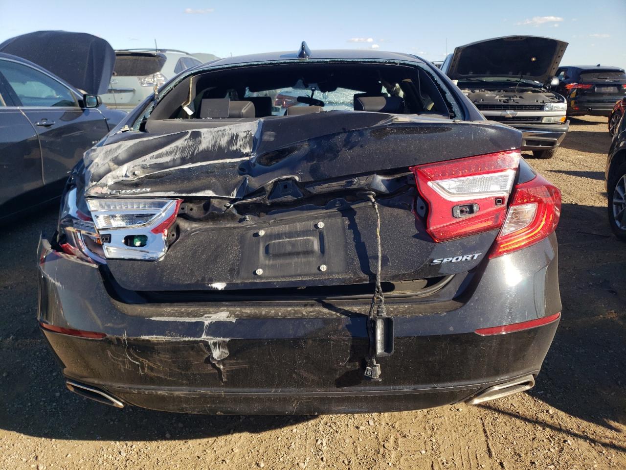 2020 Honda Accord VIN 1HGCV1F3XLA109409 Copart auction photo, rollover damage thumbnail 6