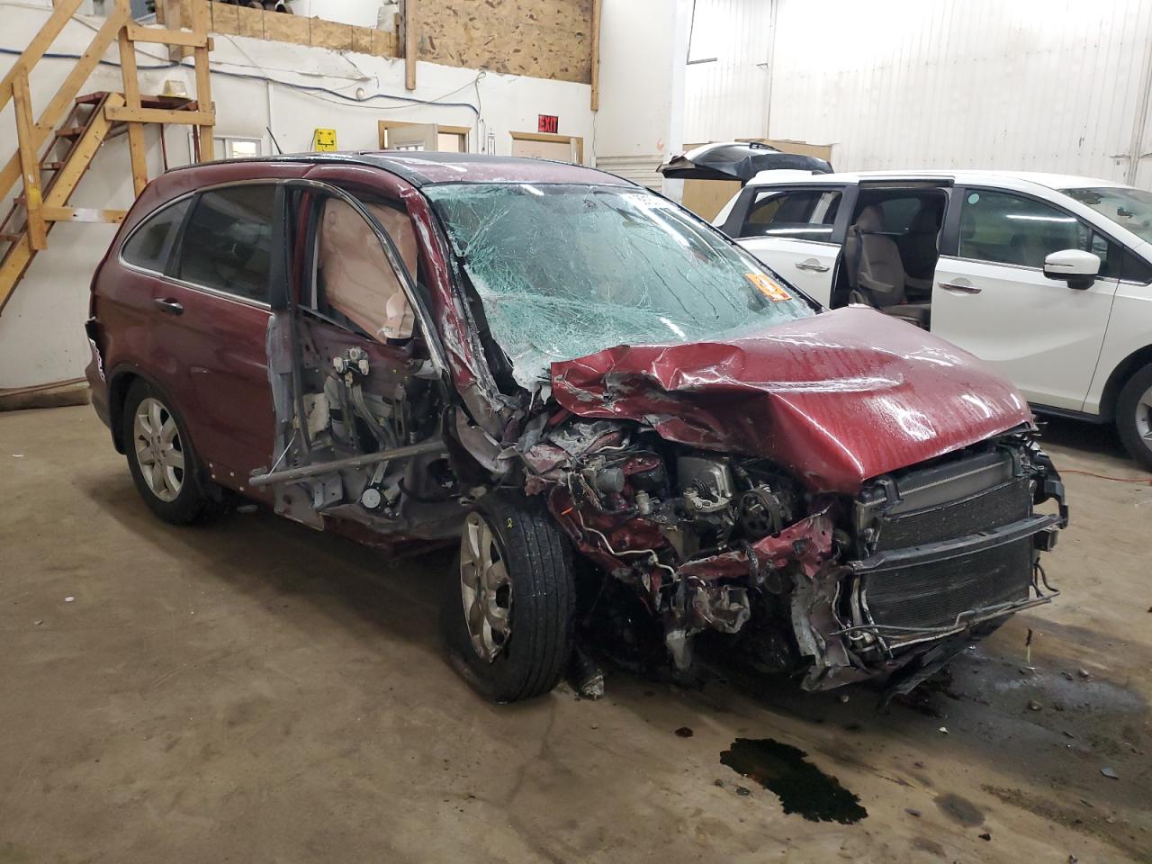 2008 Honda CR-V VIN JHLRE485X8C075799 Copart auction photo, all over damage thumbnail 4