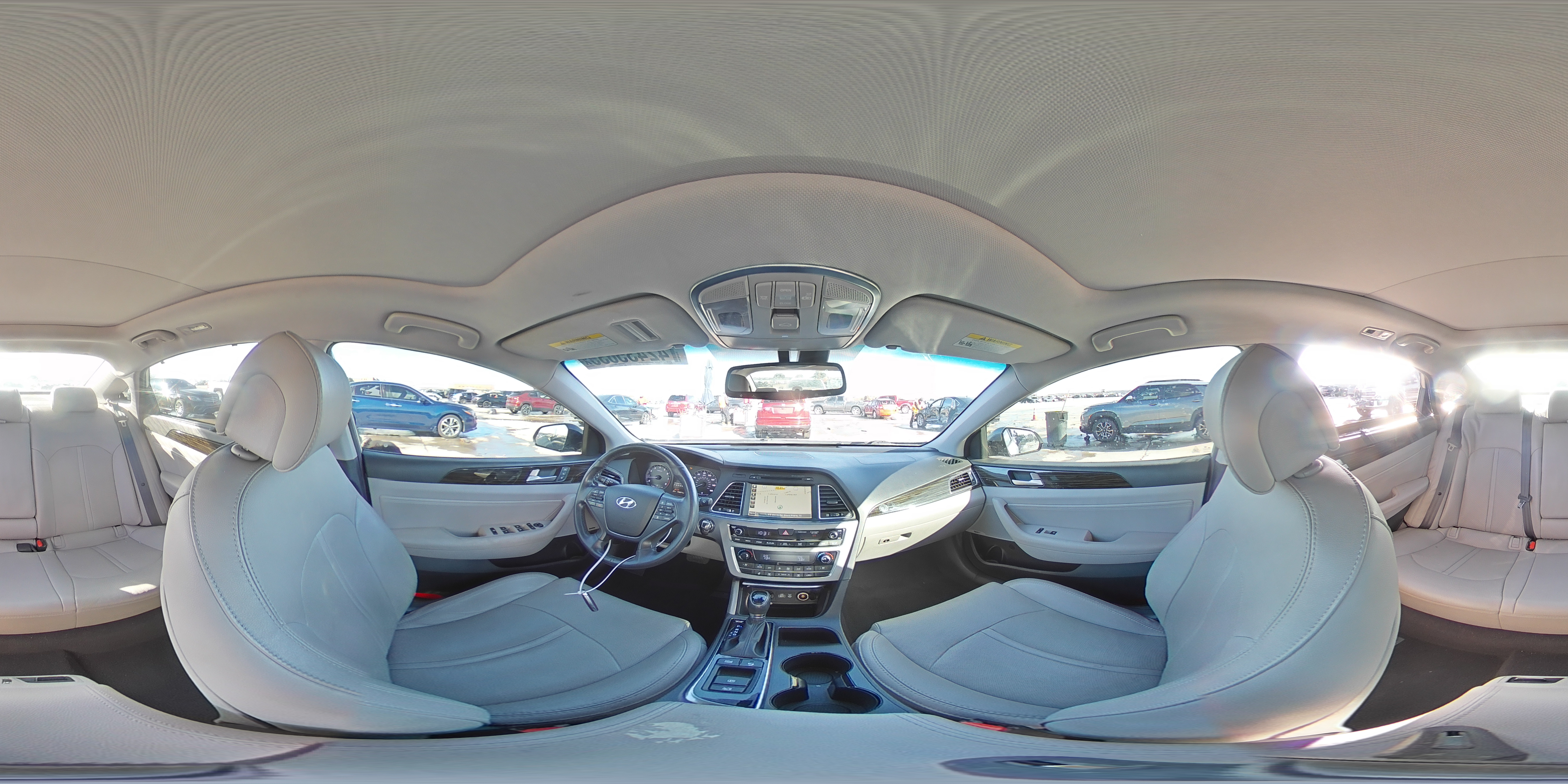 2016 Hyundai Sonata VIN 5NPE34AF0GH299624 Copart auction photo, side / rear end damage thumbnail 14