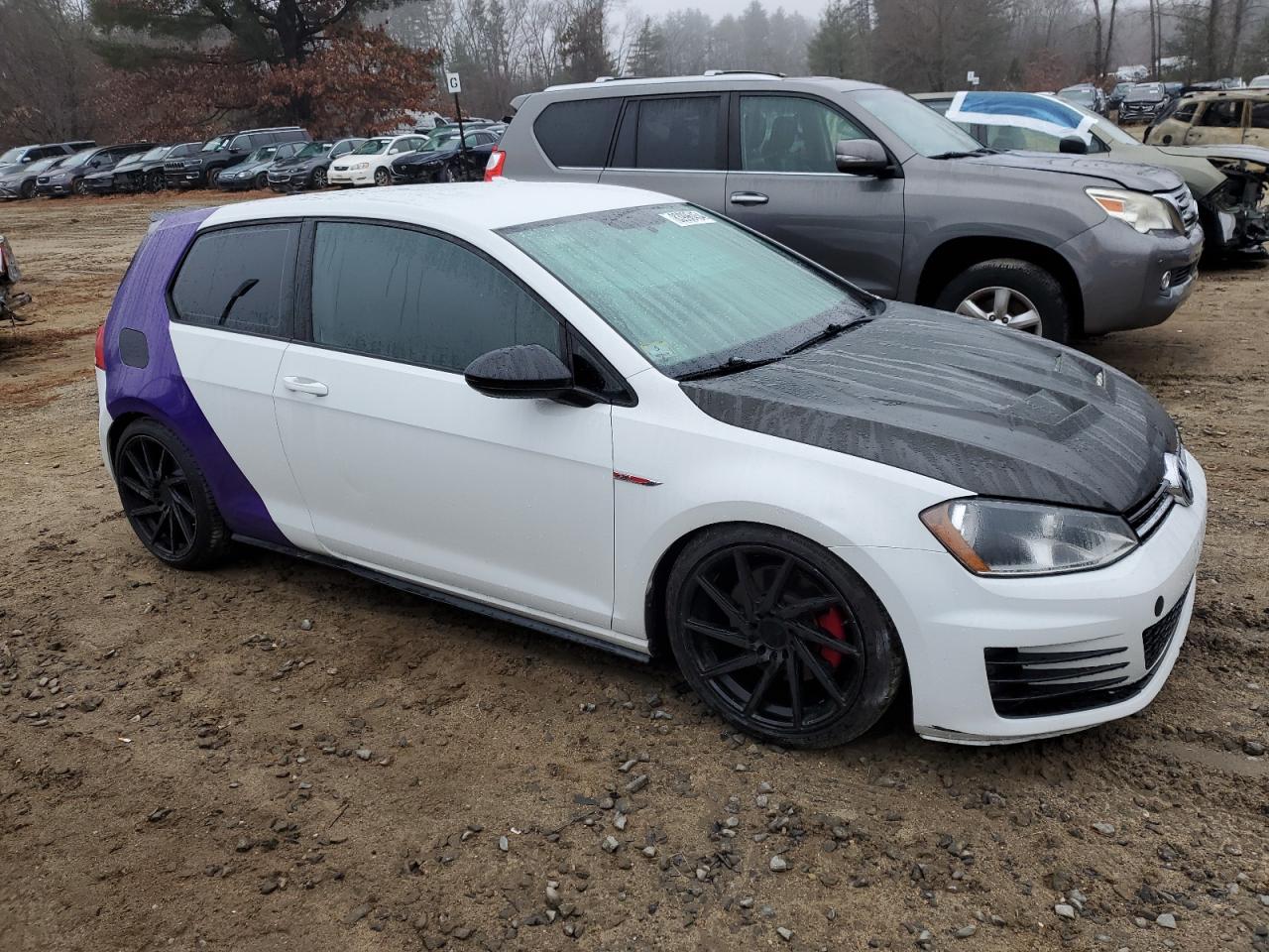 2015 Volkswagen GTI VIN 3VWTT7AU8FM046449 Copart auction photo, front end / side damage thumbnail 4