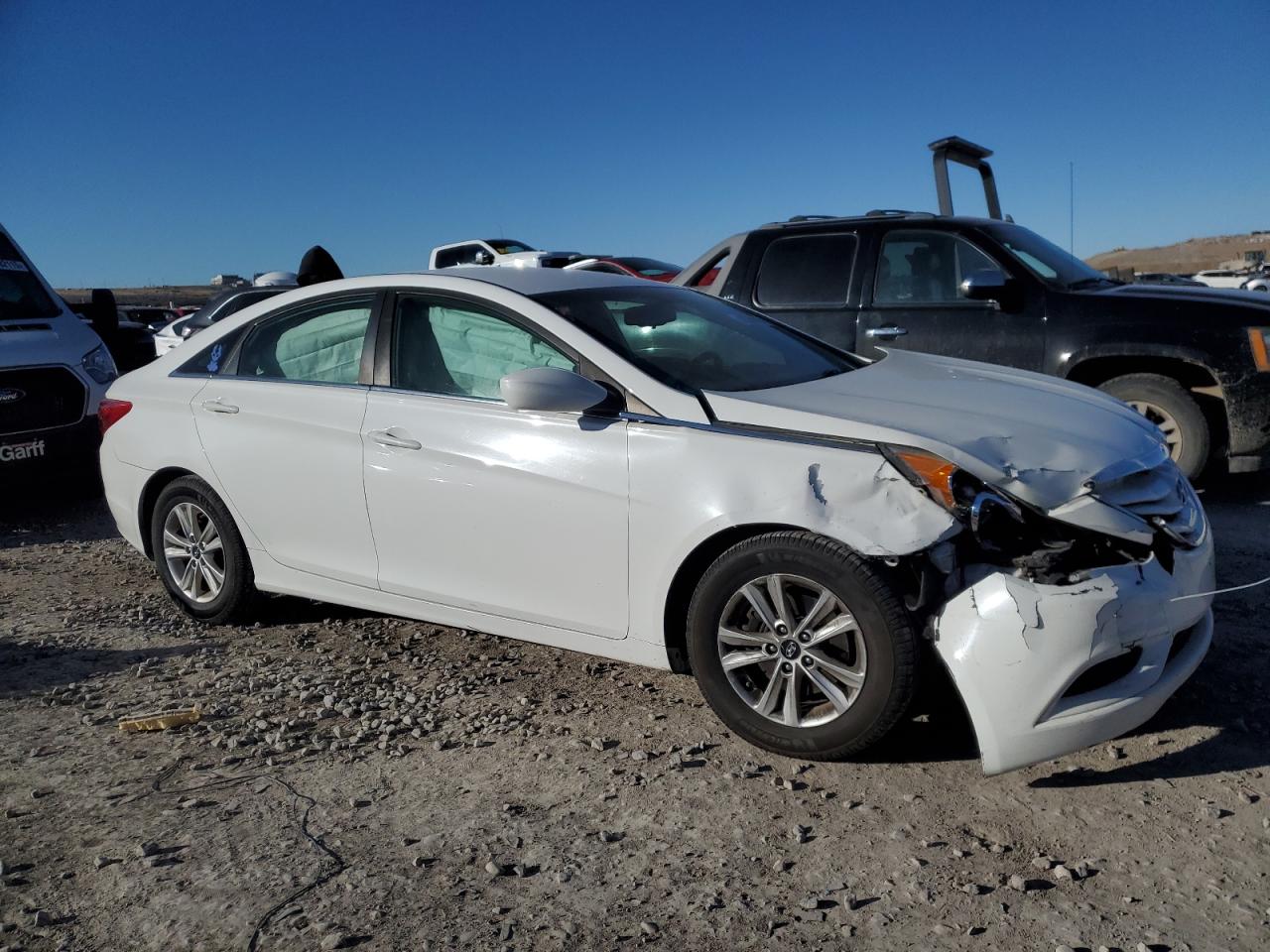 2013 Hyundai Sonata VIN 5NPEB4AC8DH654527 Copart auction photo, front end damage thumbnail 4